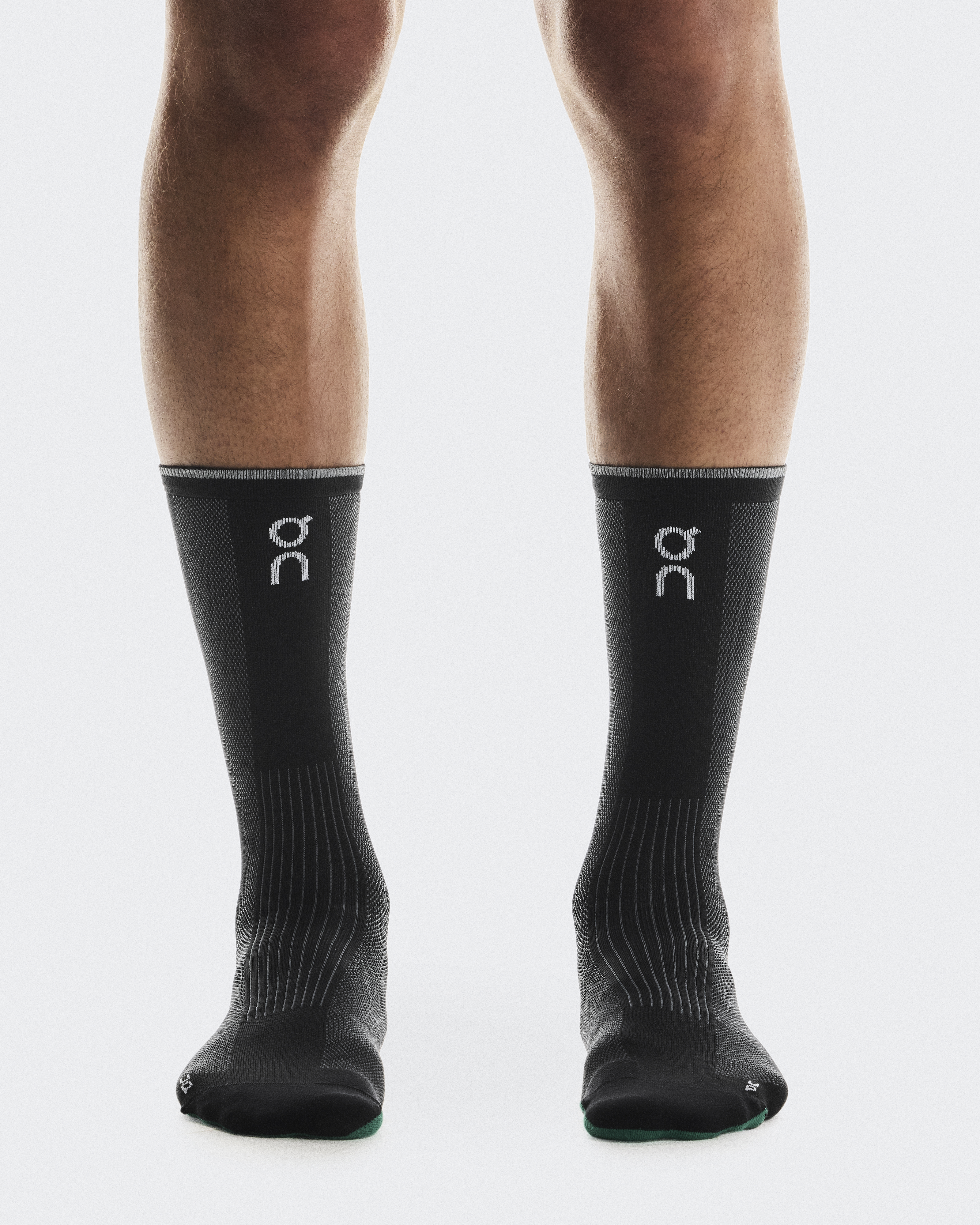 Elite Run Sock High in Black
