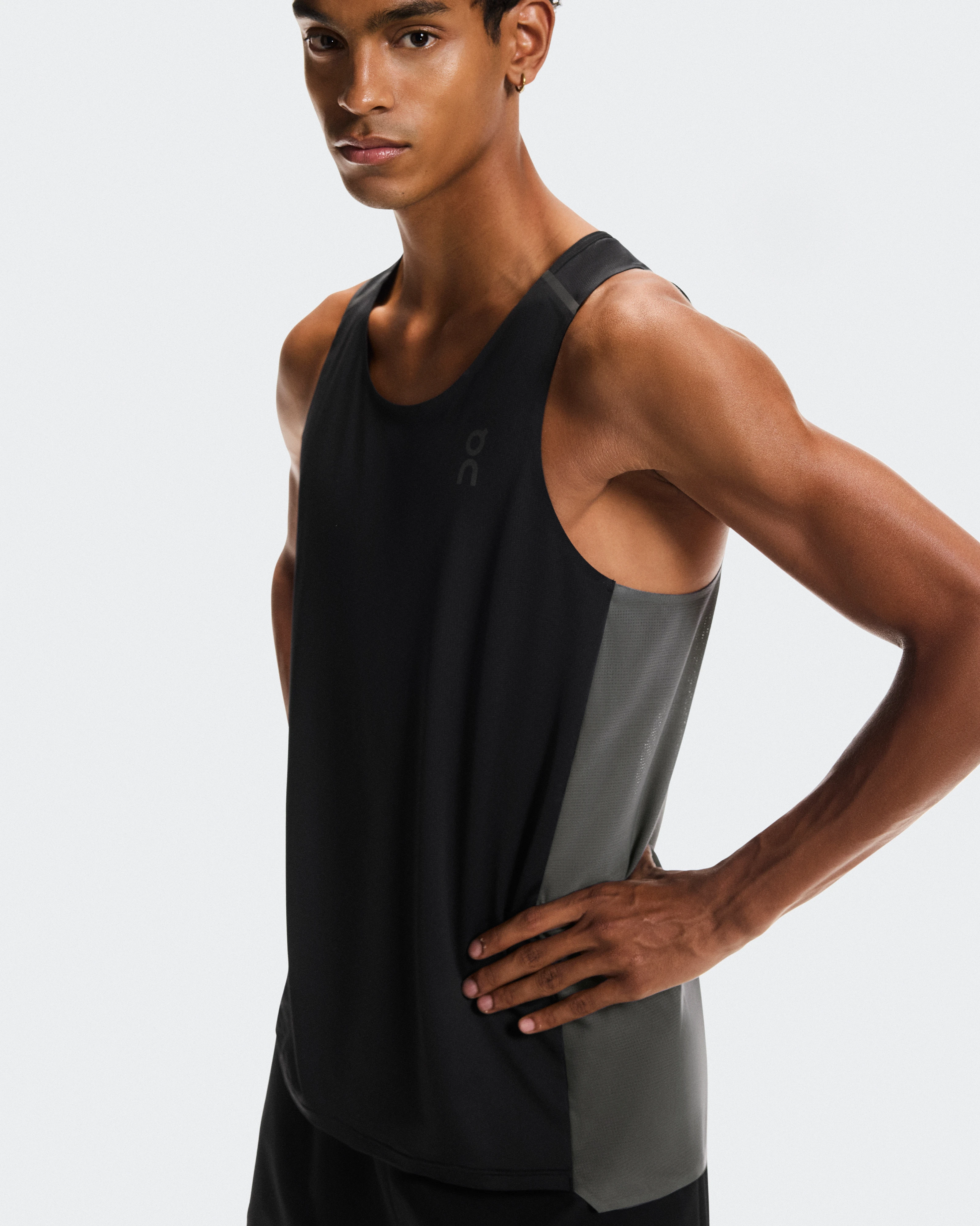 On Performance Tank Black & Eclipse Men Tops and t-shirts