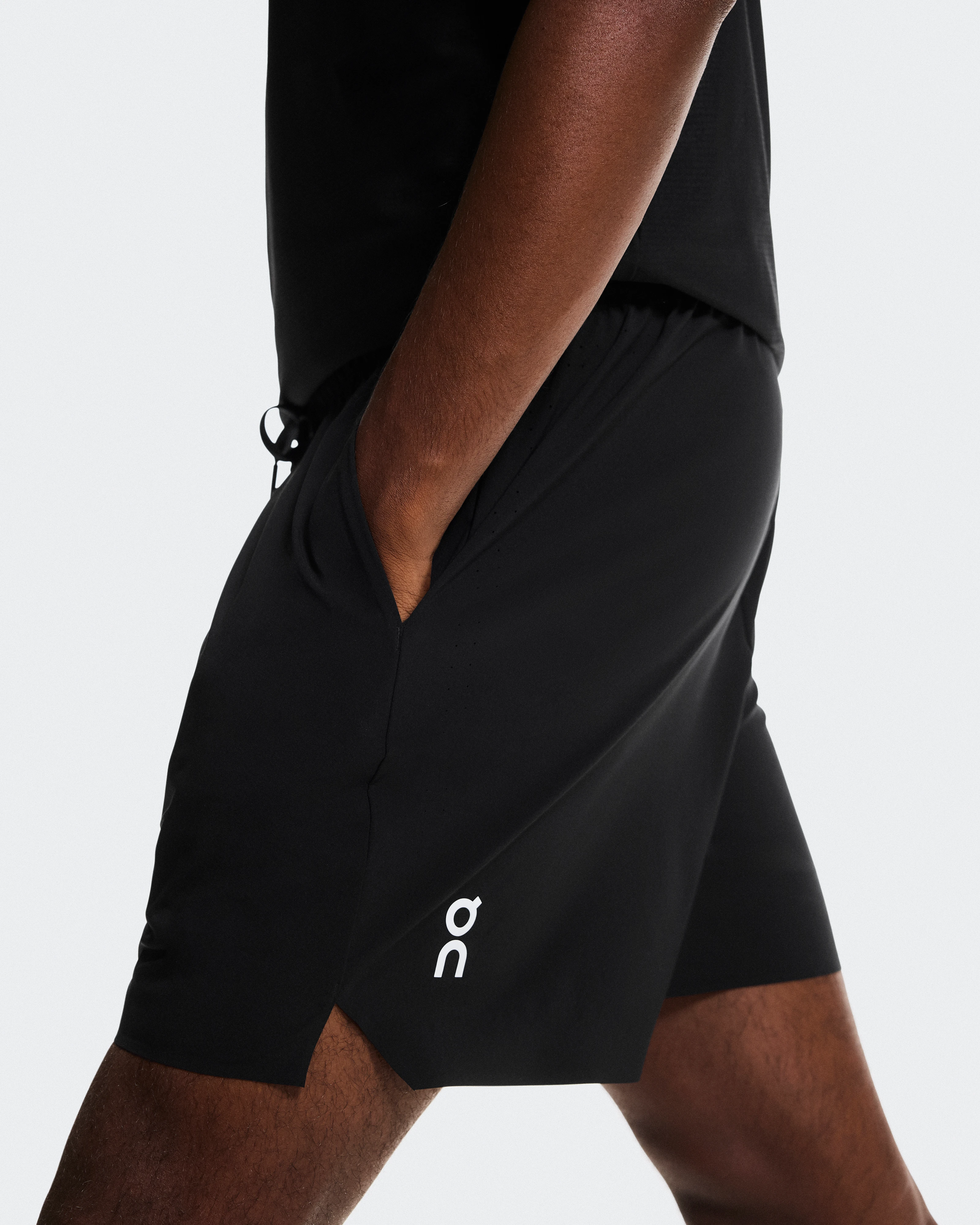 On 5" Court Shorts Black Men Shorts