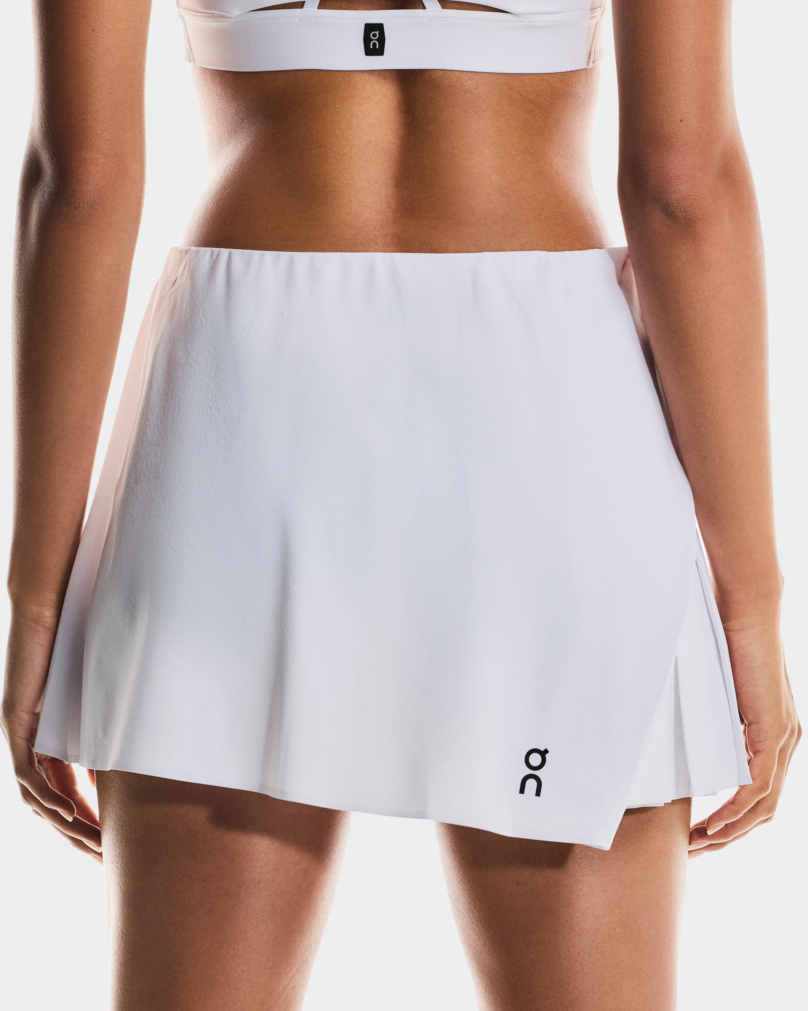 On Court Skirt Side Pleat White Women Skirts