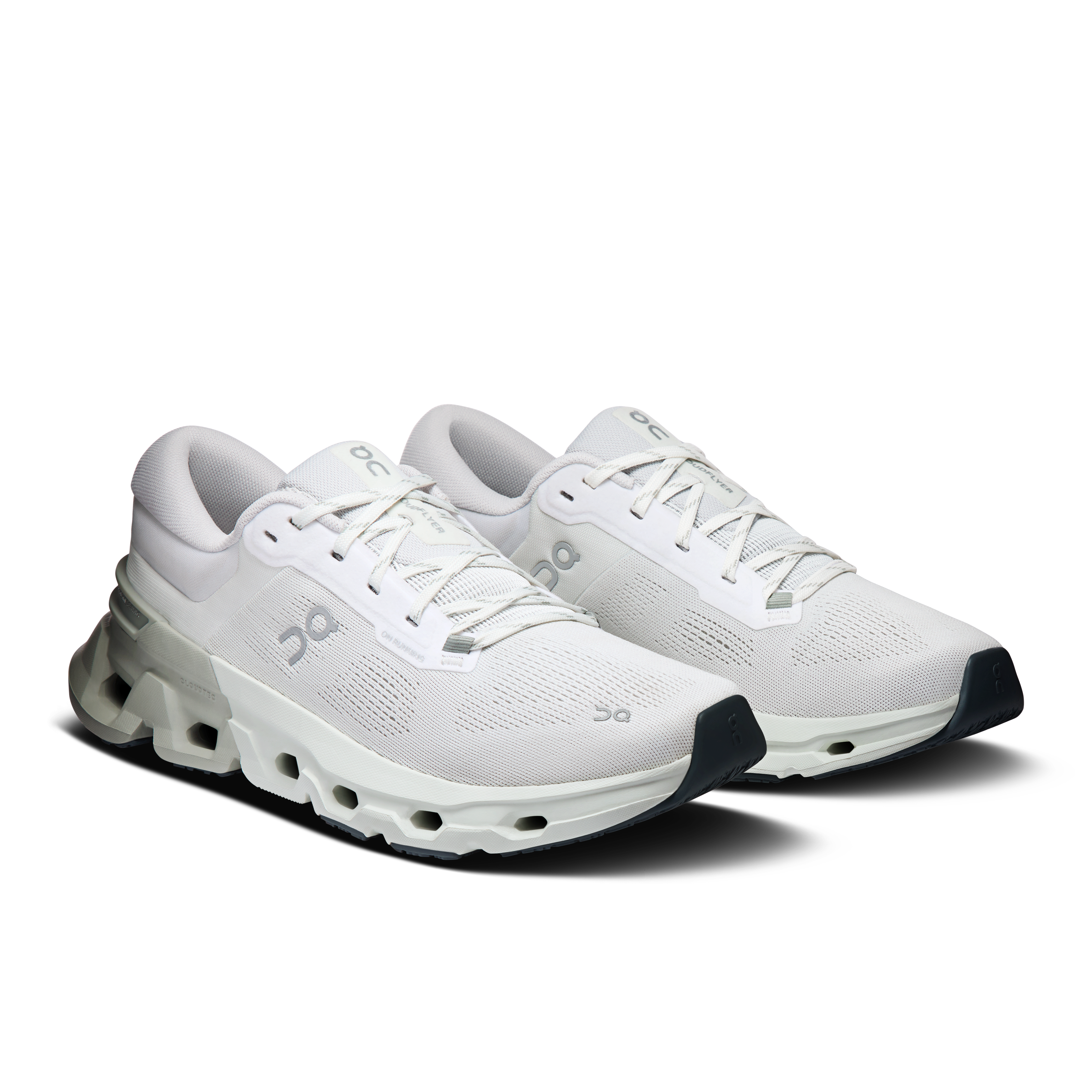 On Cloudflyer 5 Ivory & Tin Men Road running Shoes