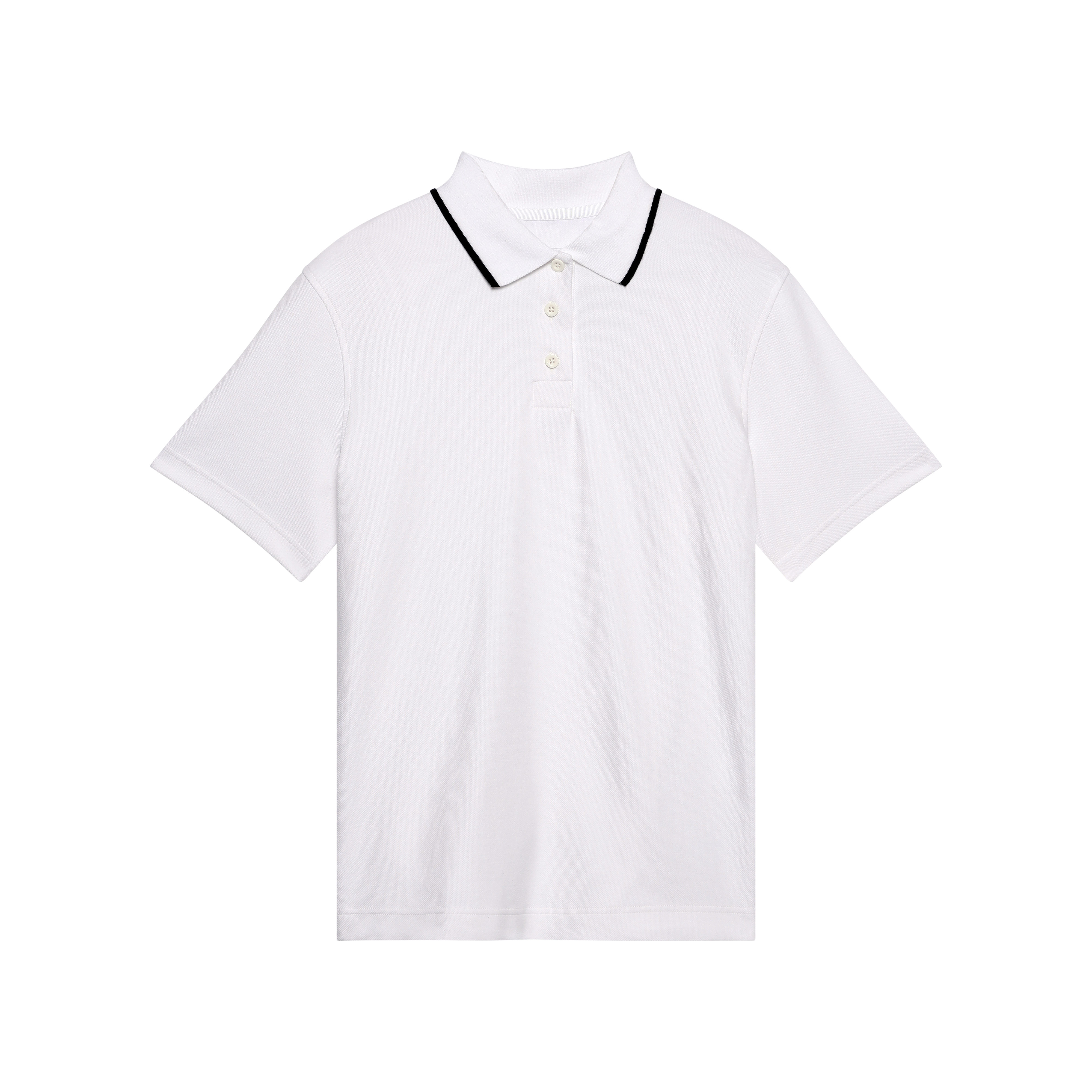 Courtside Polo Short-Sleeve Shirt in White