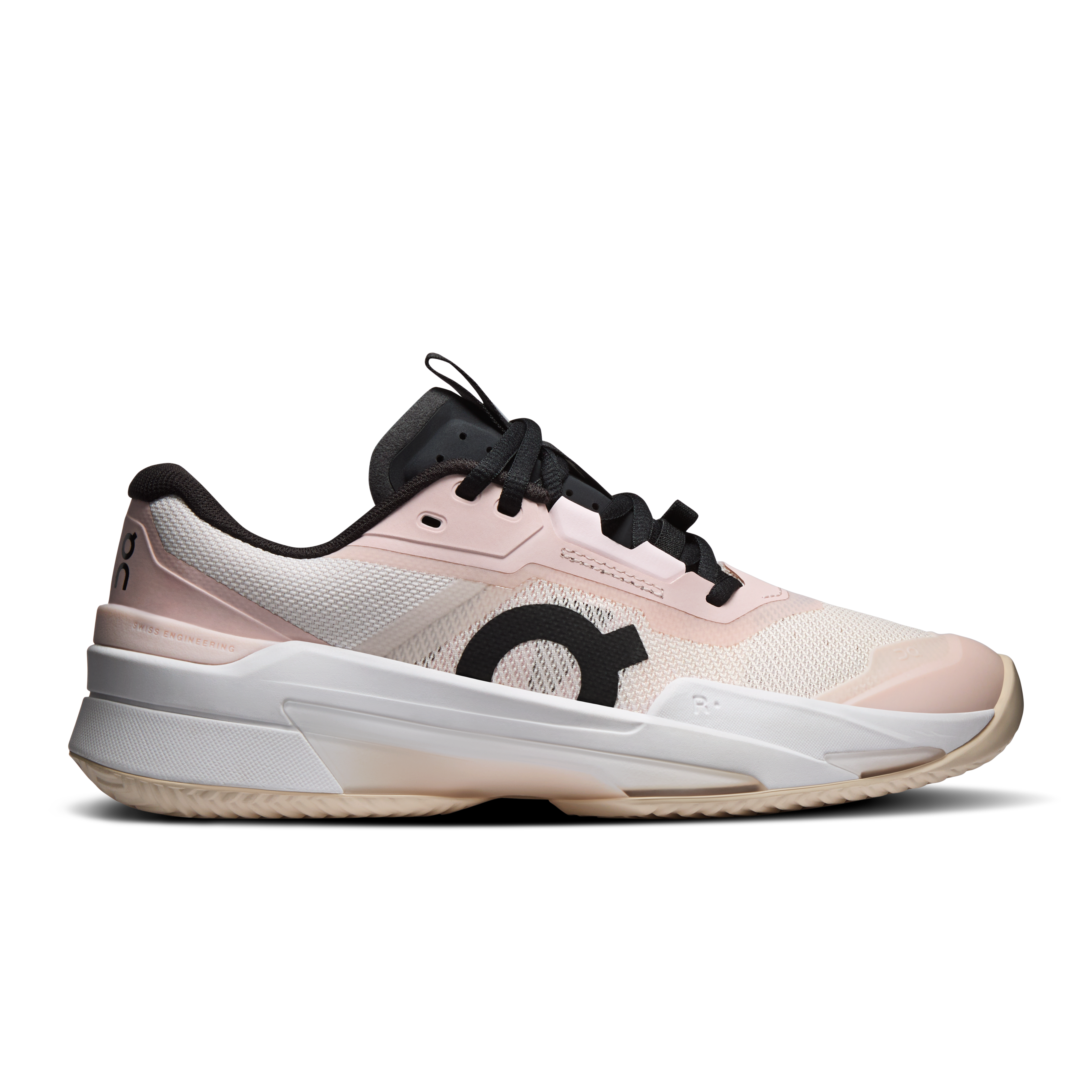 On THE ROGER Pro Fire Clay Doe & White Women – Performance tennis, clay courts, competition Shoes