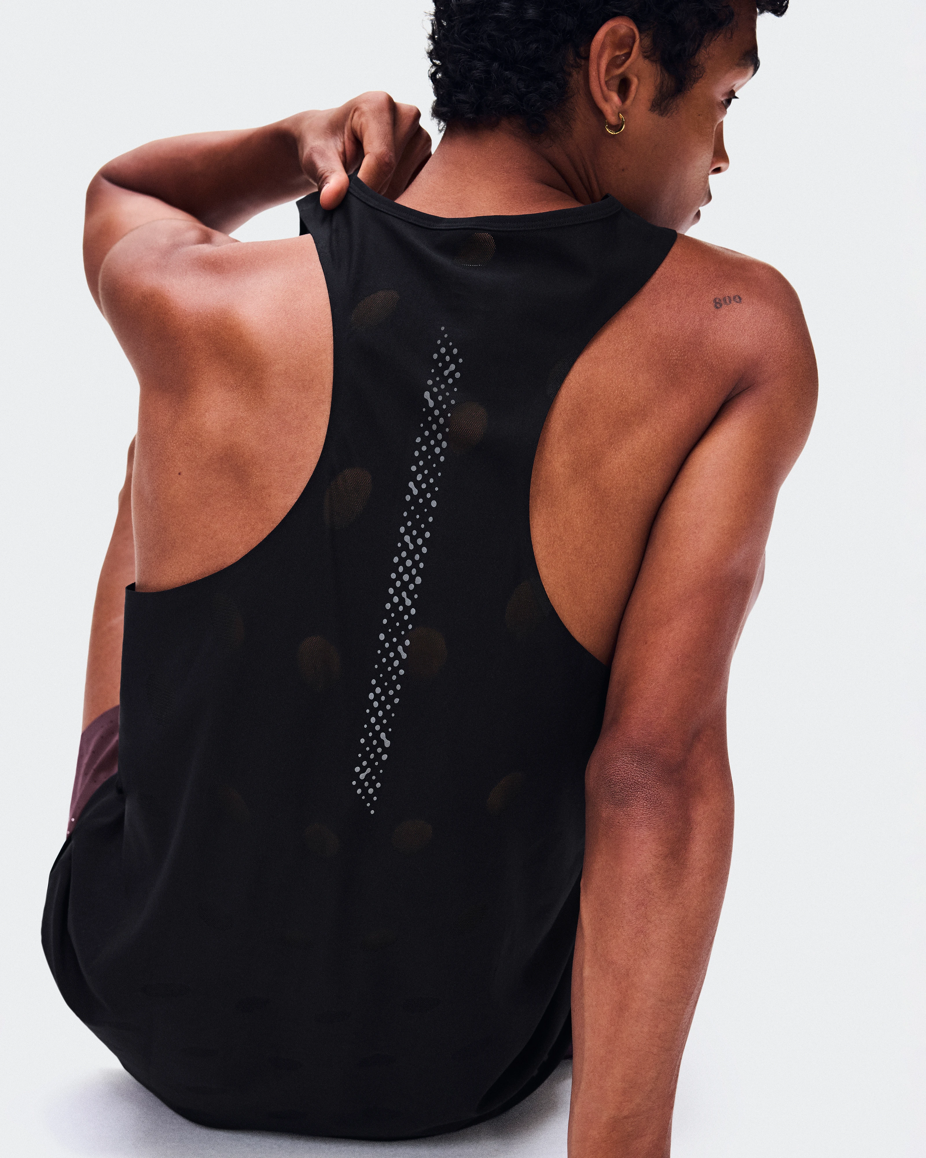 On Zero Tank Breathe Black Men Tops and t-shirts