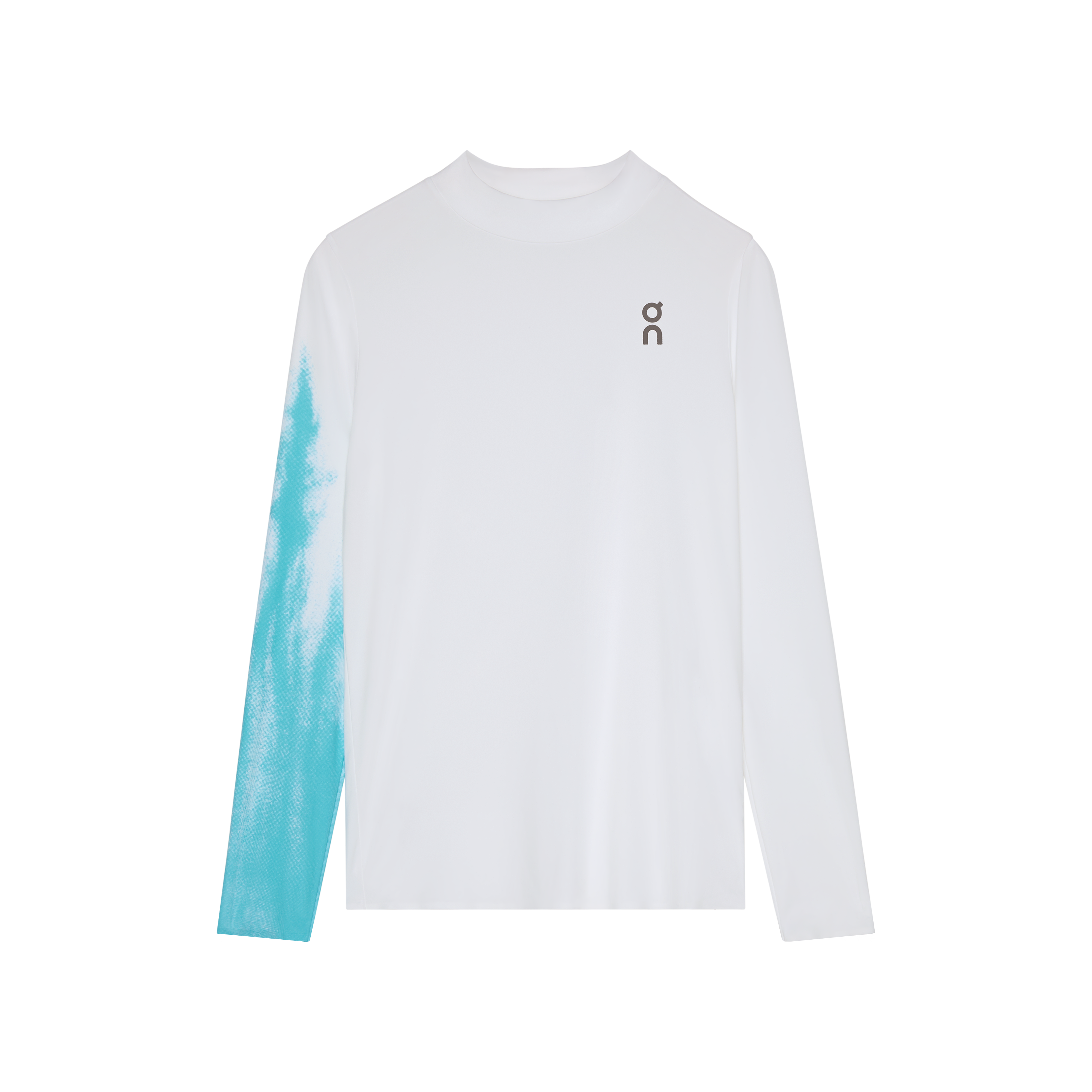 Pace Long-T Long-Sleeve Shirt in White/Horizon