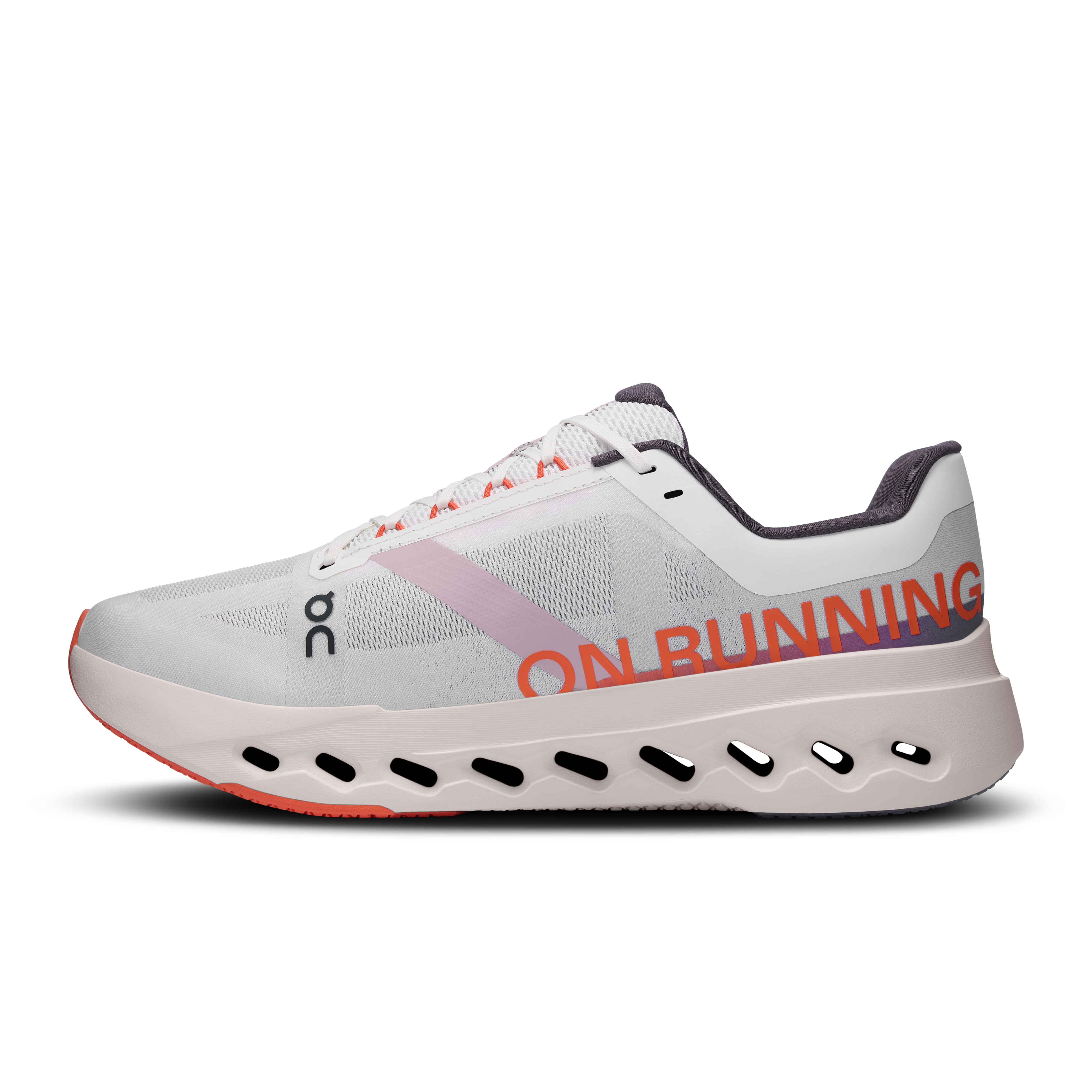 On Cloudsurfer Next White & Flame Men Road running Shoes