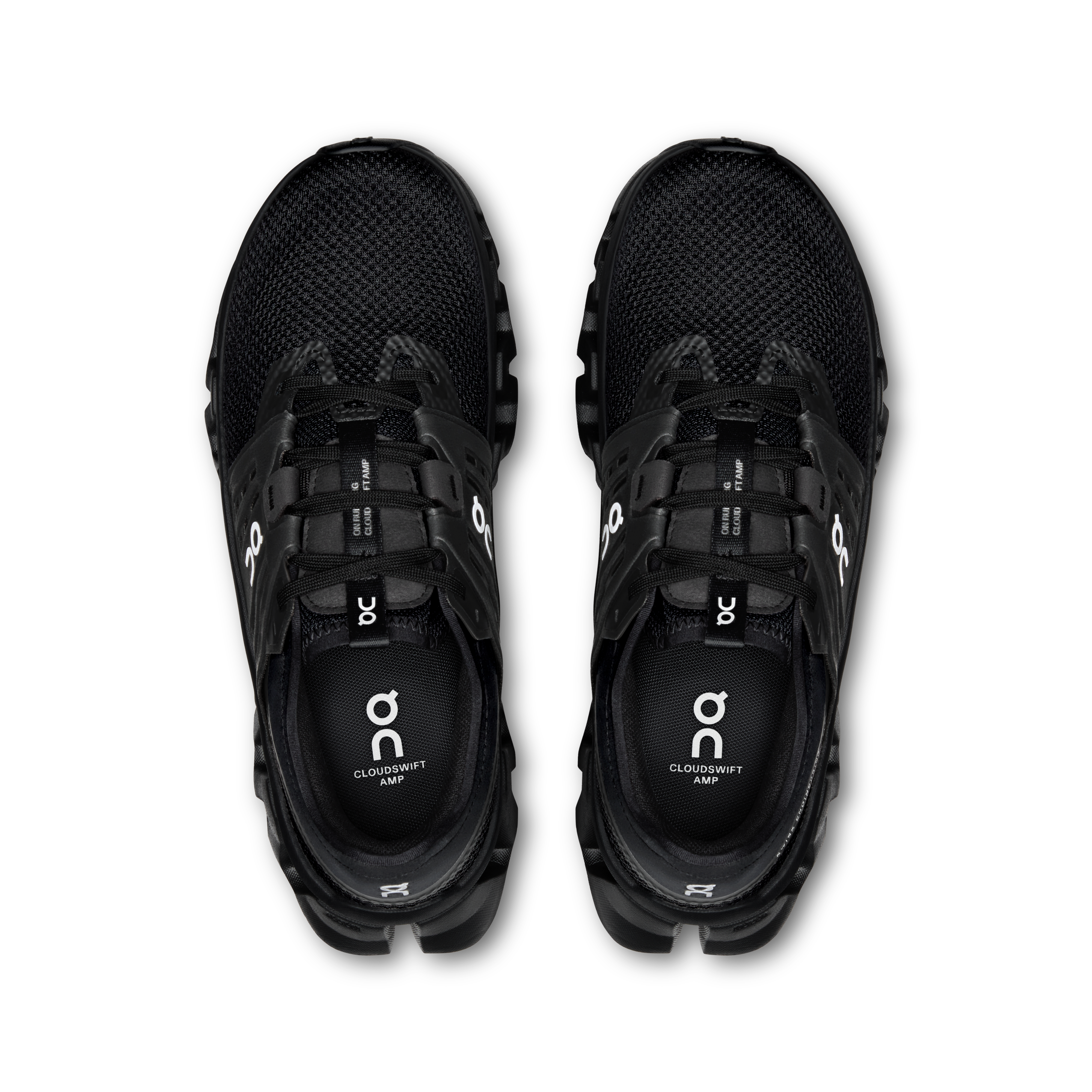 On Cloudswift Amp Black & Silver Women Active life Shoes