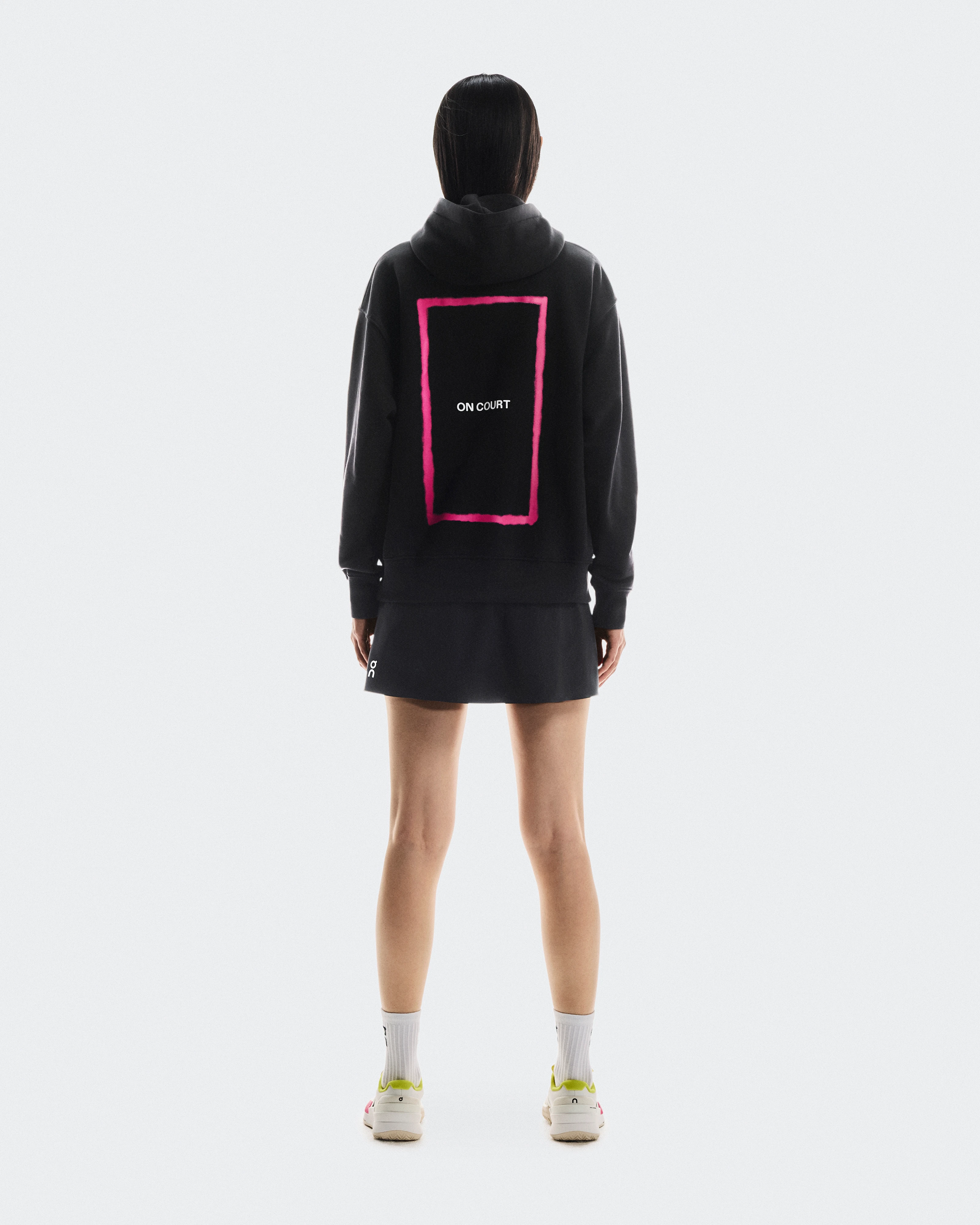 On Club Hoodie Tennis Black Women Hoodies and sweatshirts