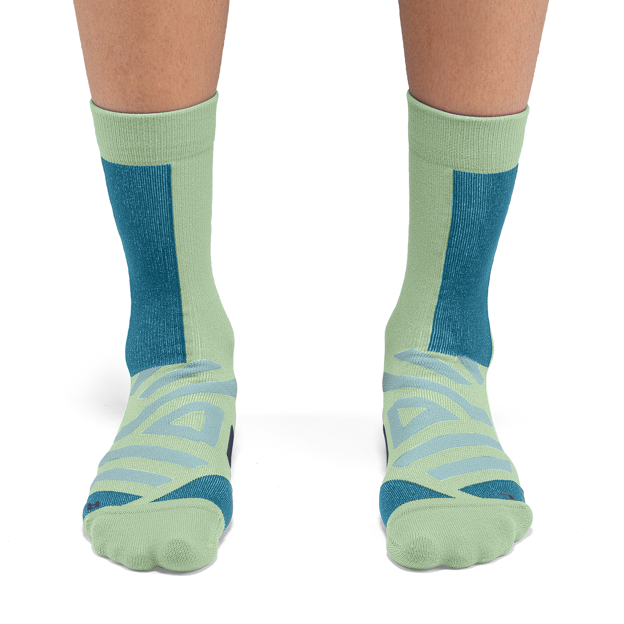 On Performance High Sock Meadow & Niagara Women Socks
