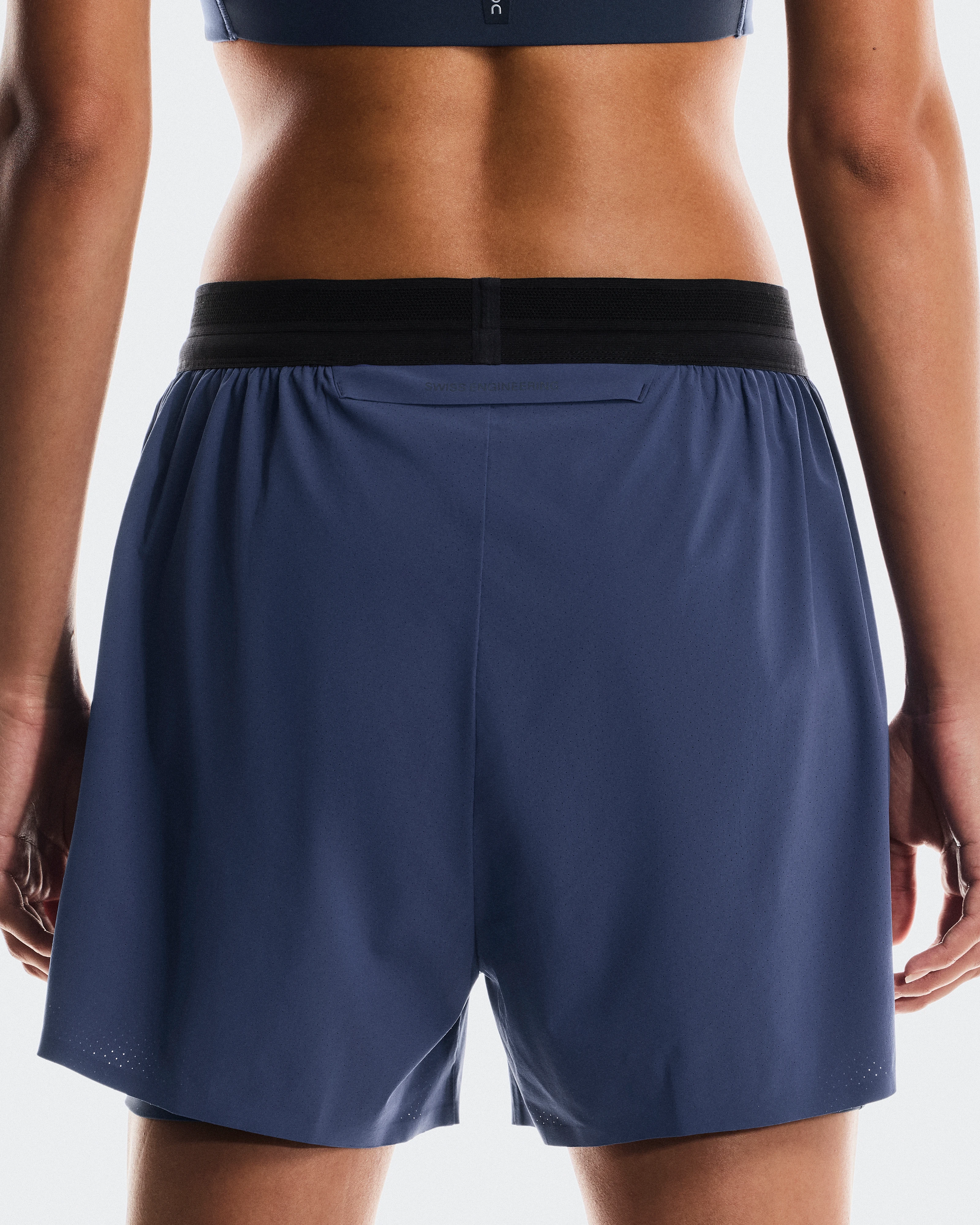 On 3" Performance 2/1 Shorts Acai & Black Women Shorts