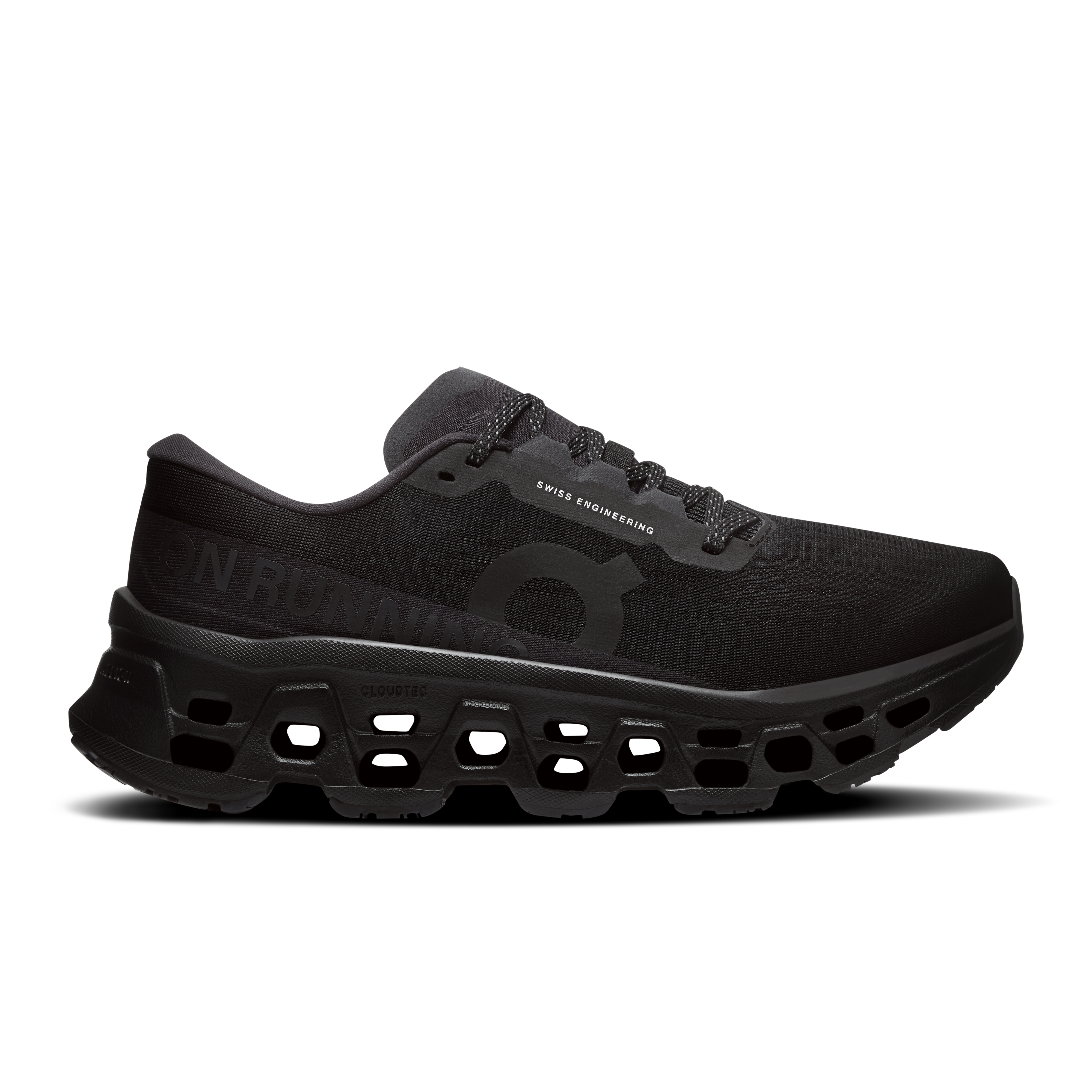 Cloudmonster 3 Wide Road Running Shoe in Black/Black