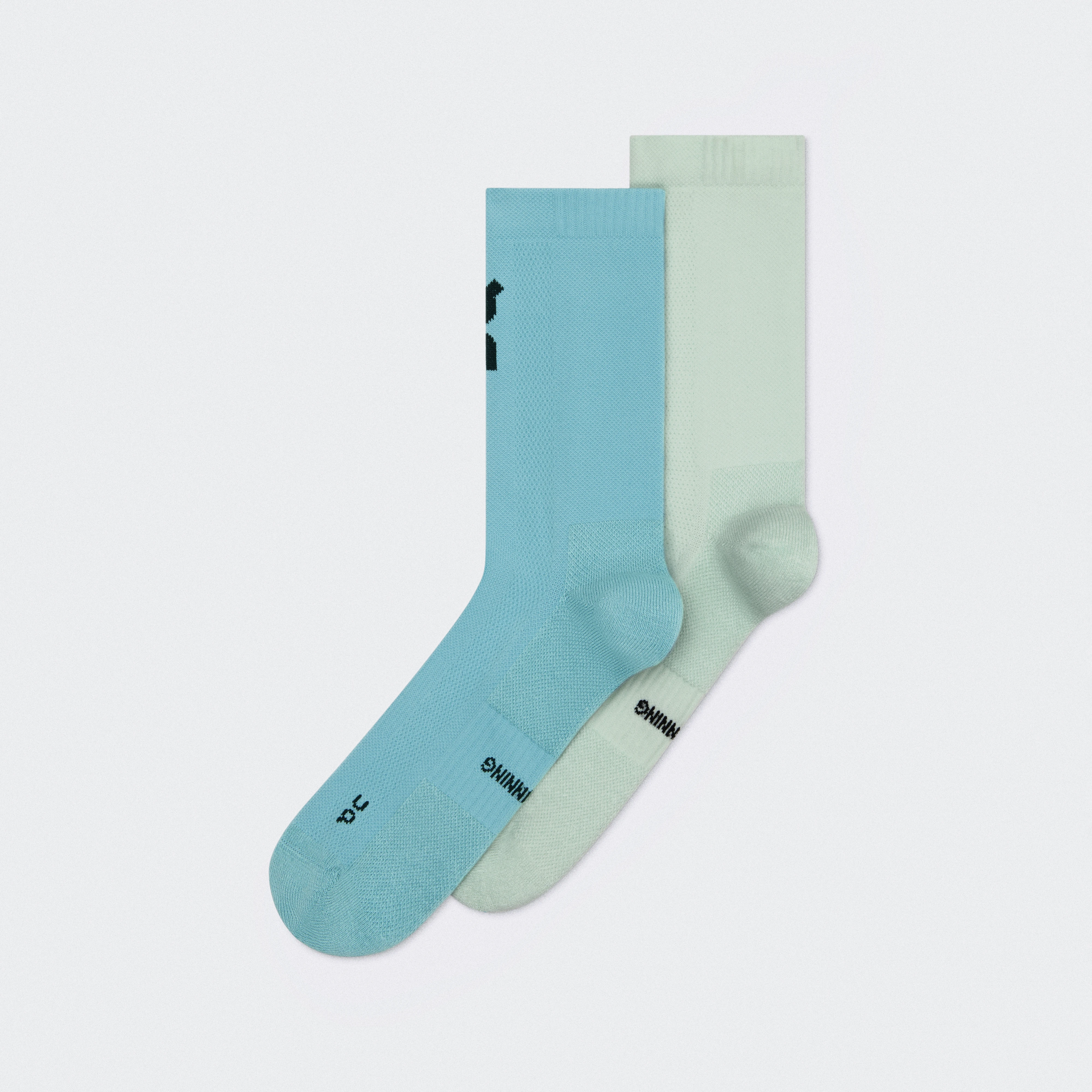 On Core Run Sock High 2P Flurry & Wash Unisex – Everyday running Socks