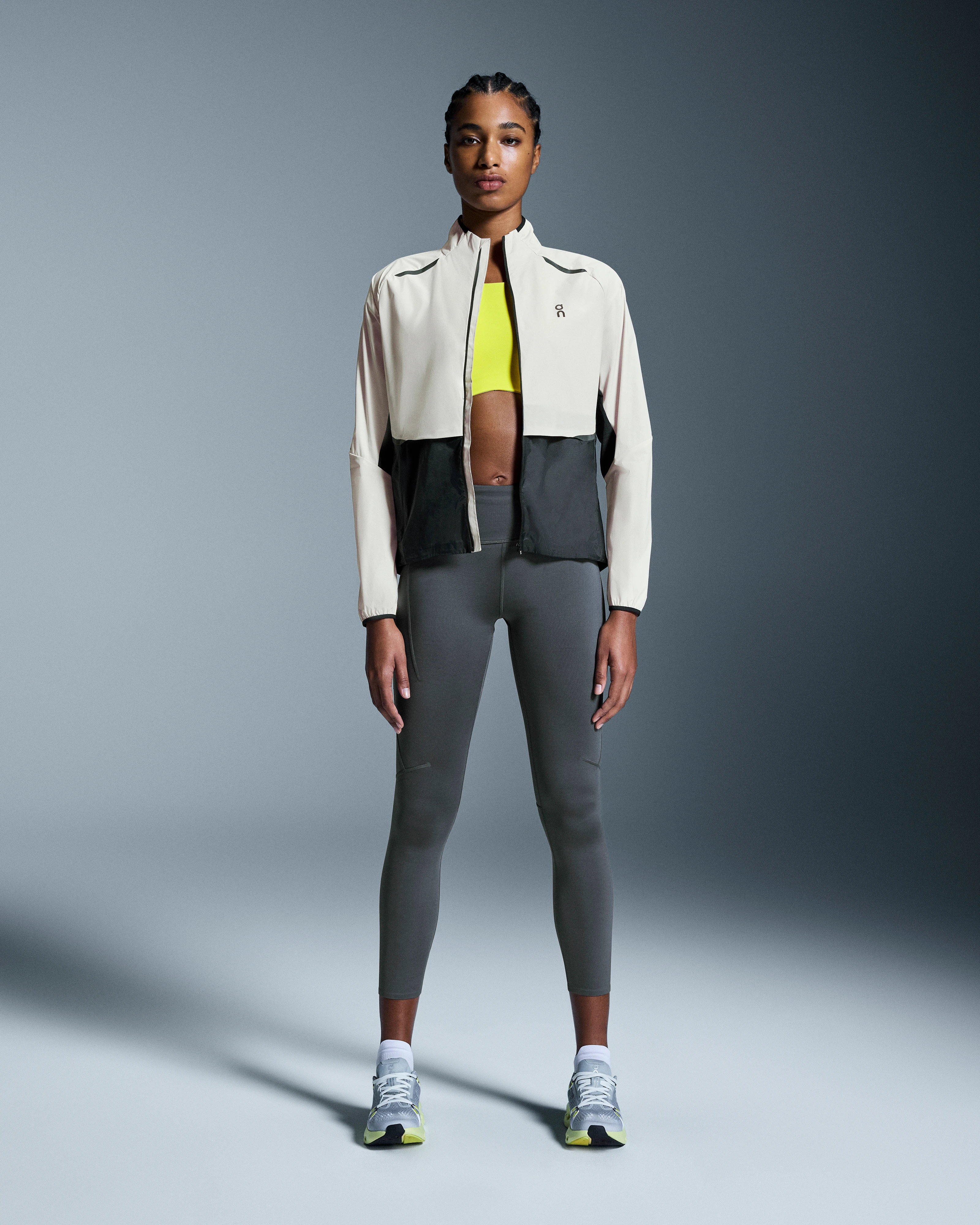 On Weather Jacket Silver & Eclipse Women Jackets