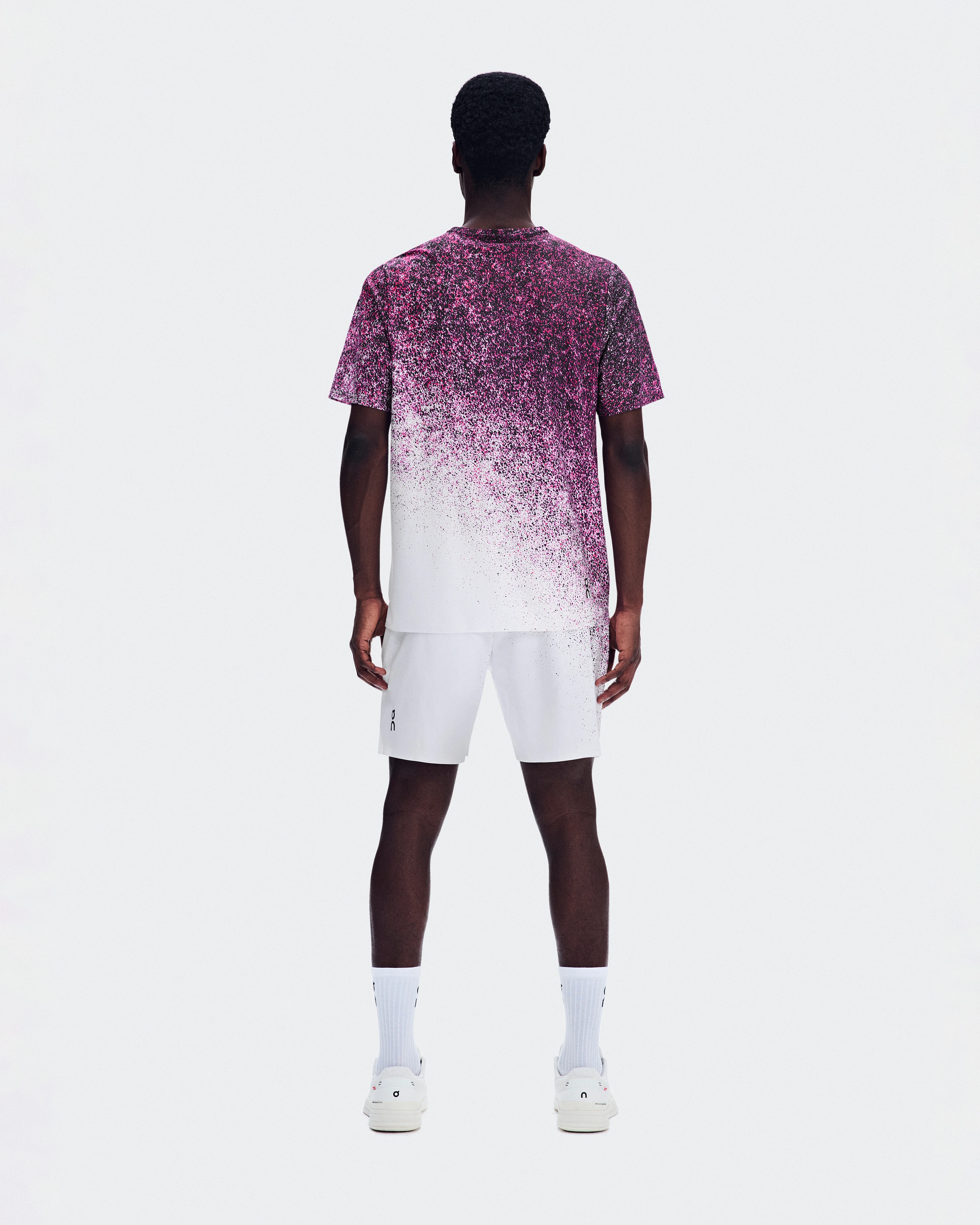 On Court-T Fade Nebula & White Men Tops and t-shirts