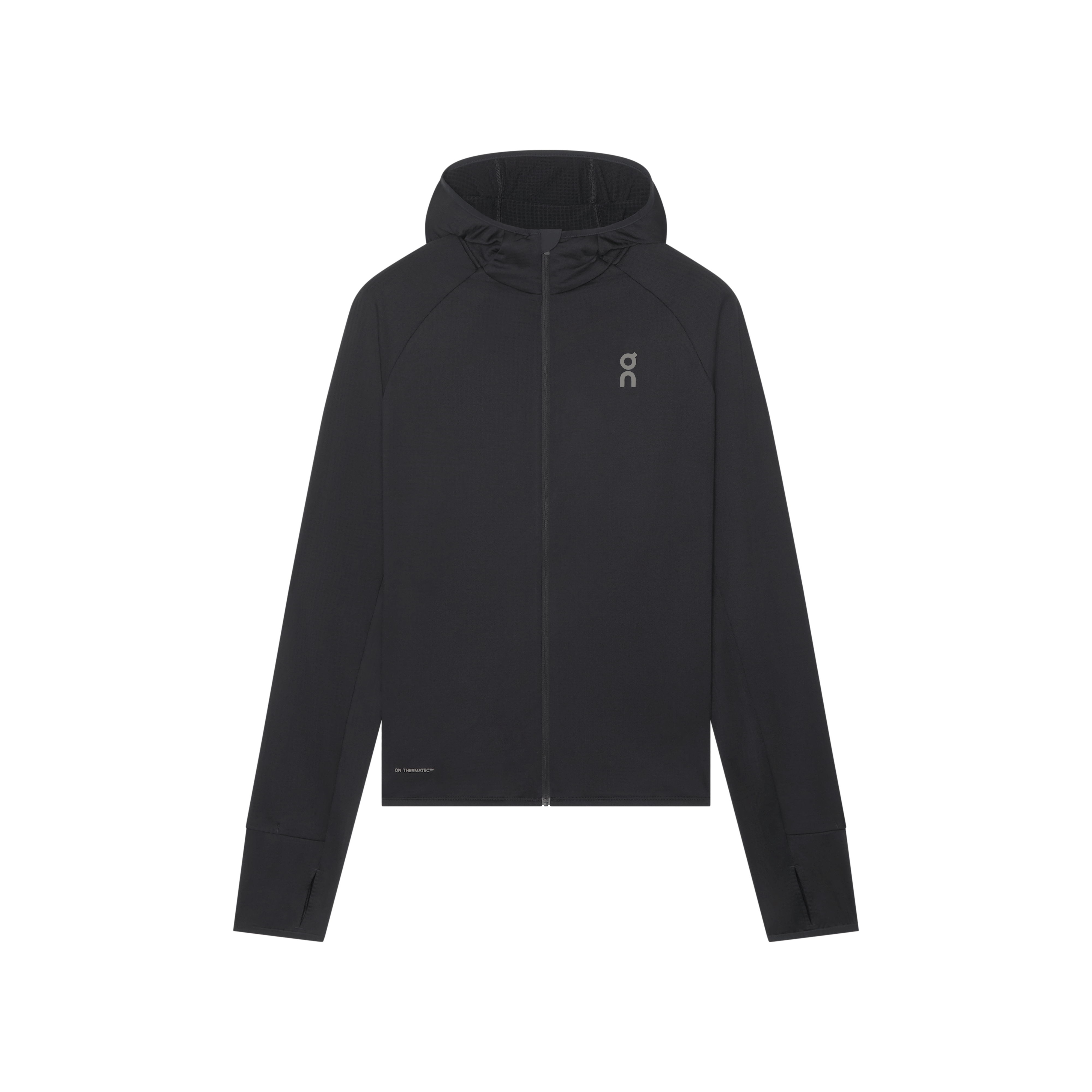 Climate Zip Hoodie in Black