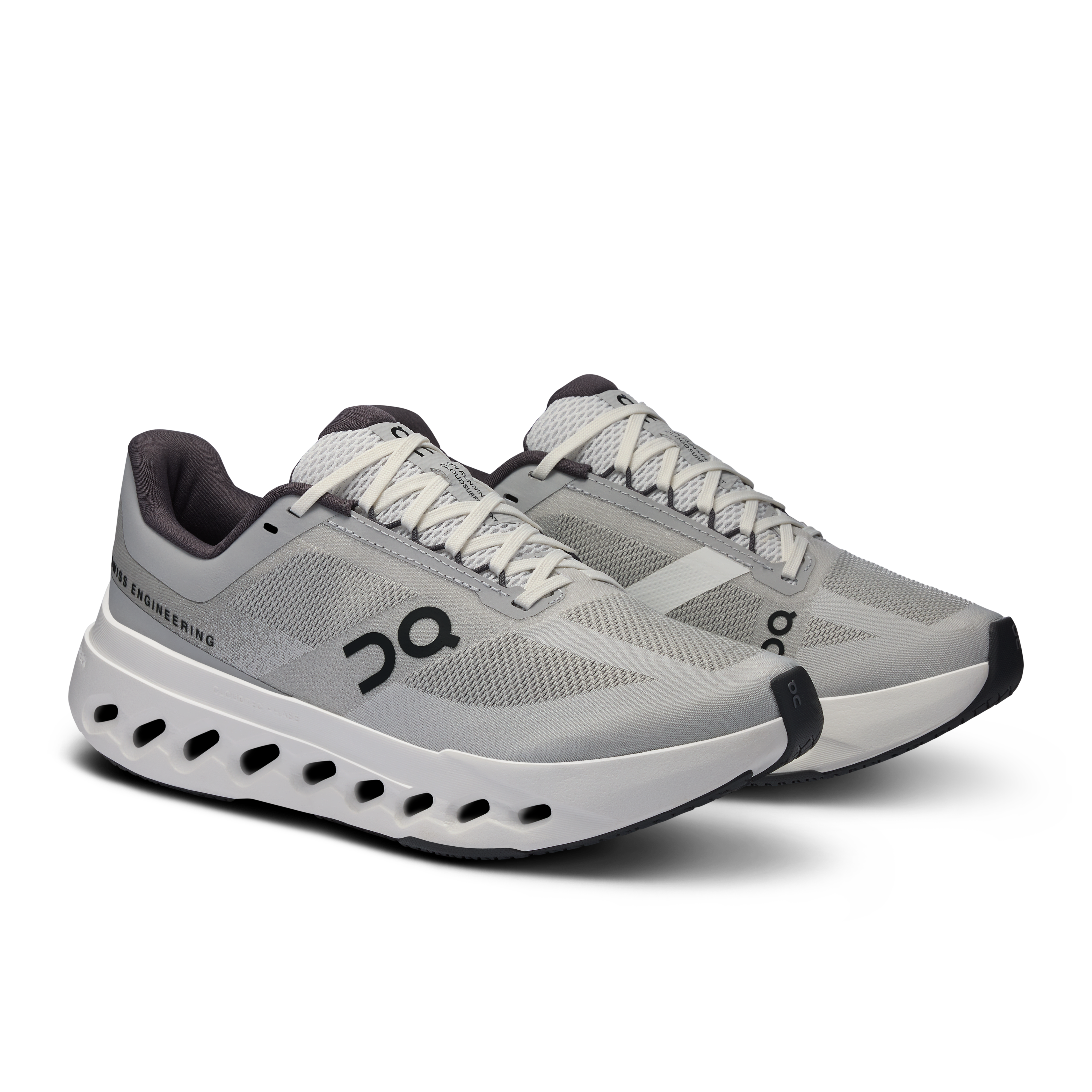 On Cloudsurfer Next Wide Glacier & White Women Road running Shoes