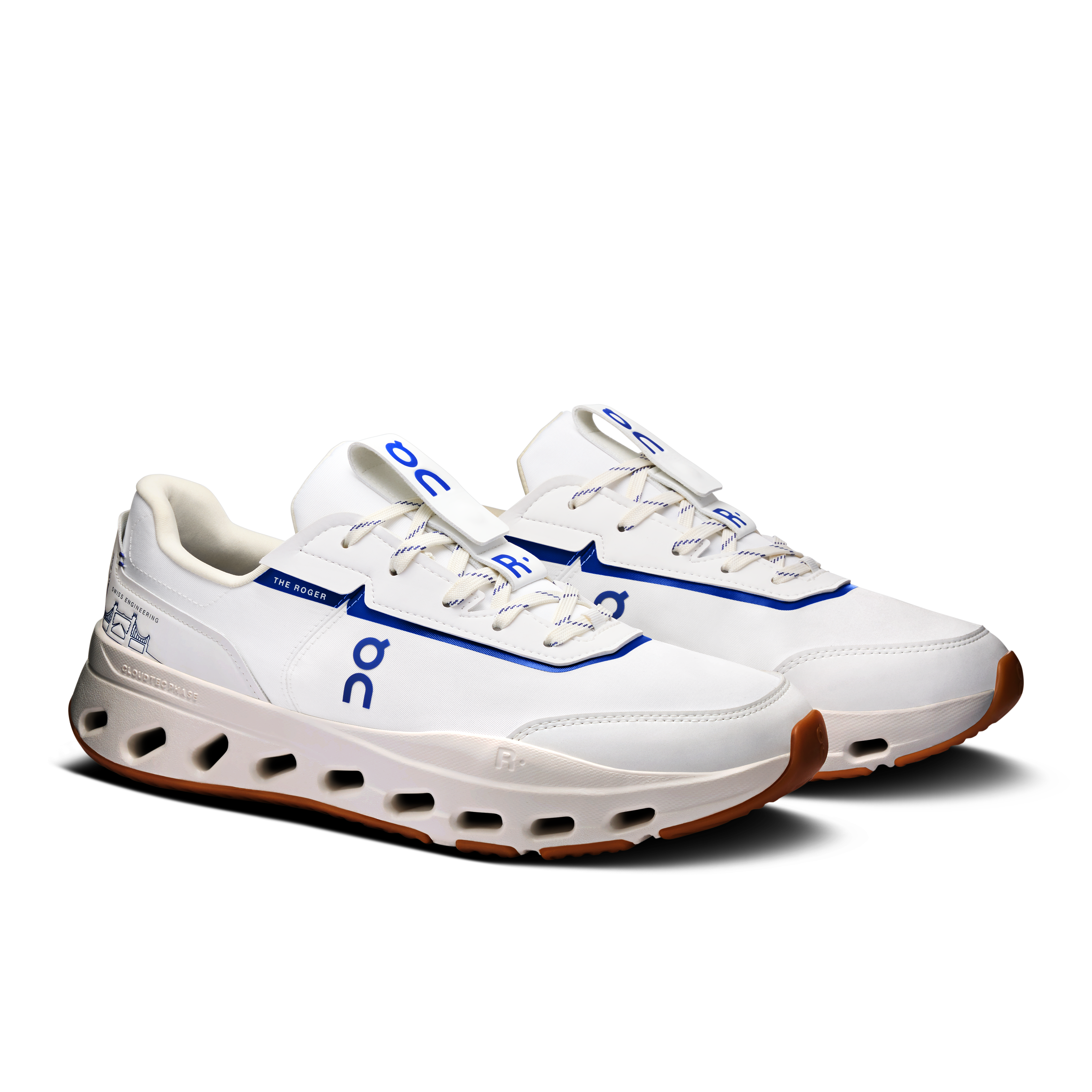 On THE ROGER Wildcard LC White & Indigo Men Active life Shoes