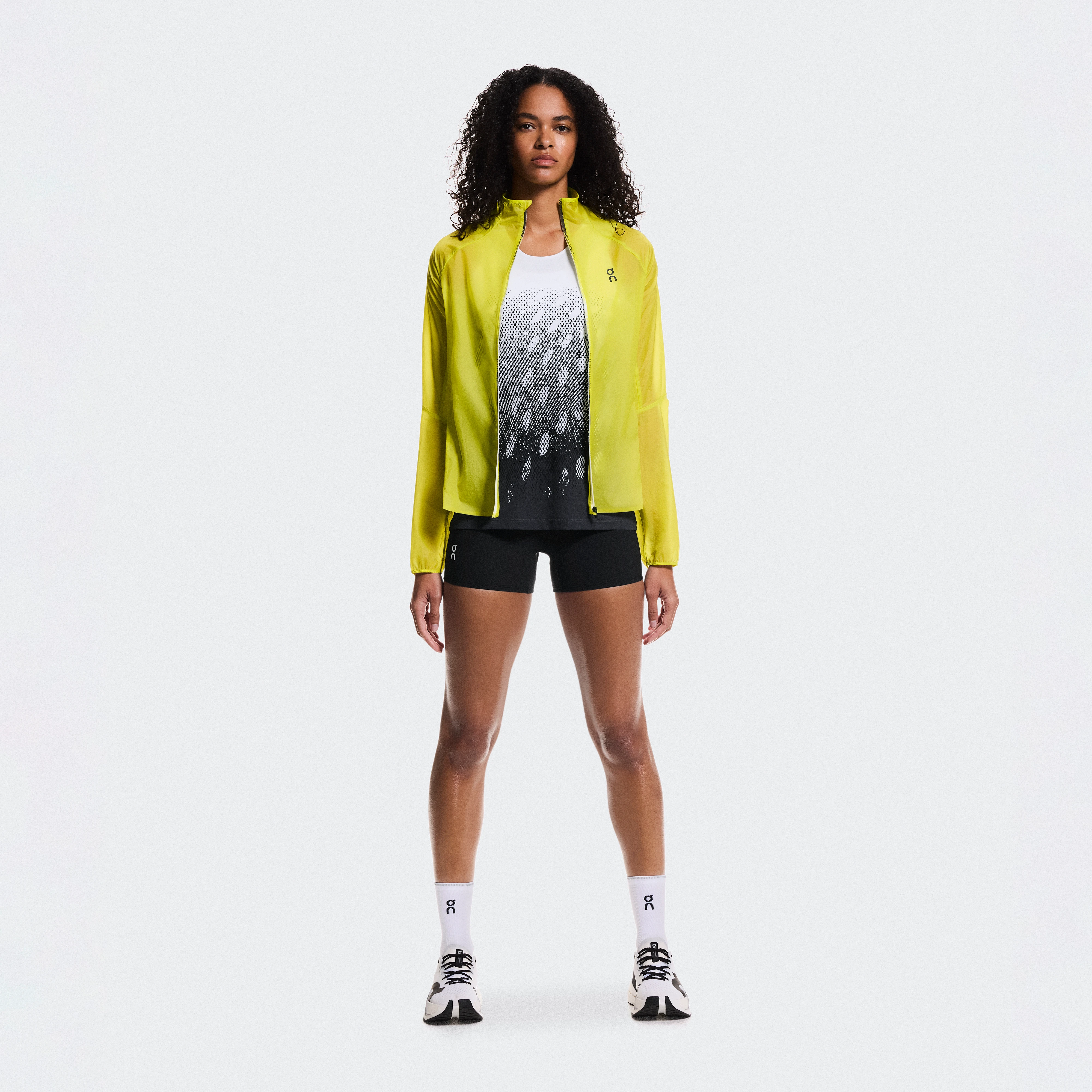 On Zero Short Tights Black & White Women – Race-day running Tights Shorts