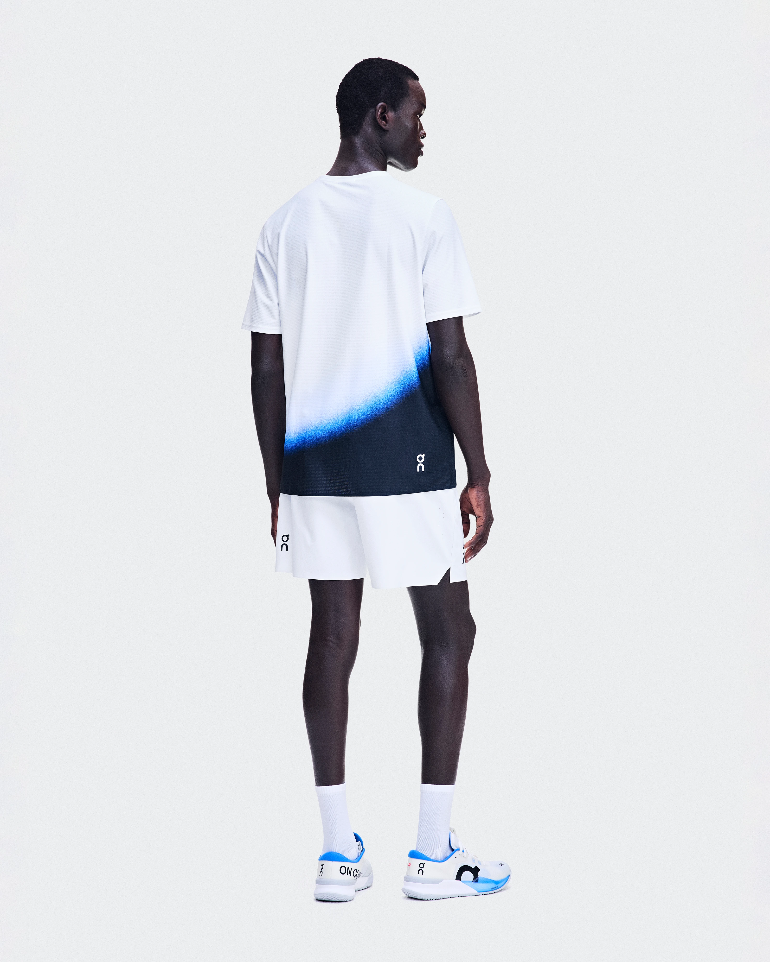 On Court-T Swing White & Jay Men Tops and t-shirts