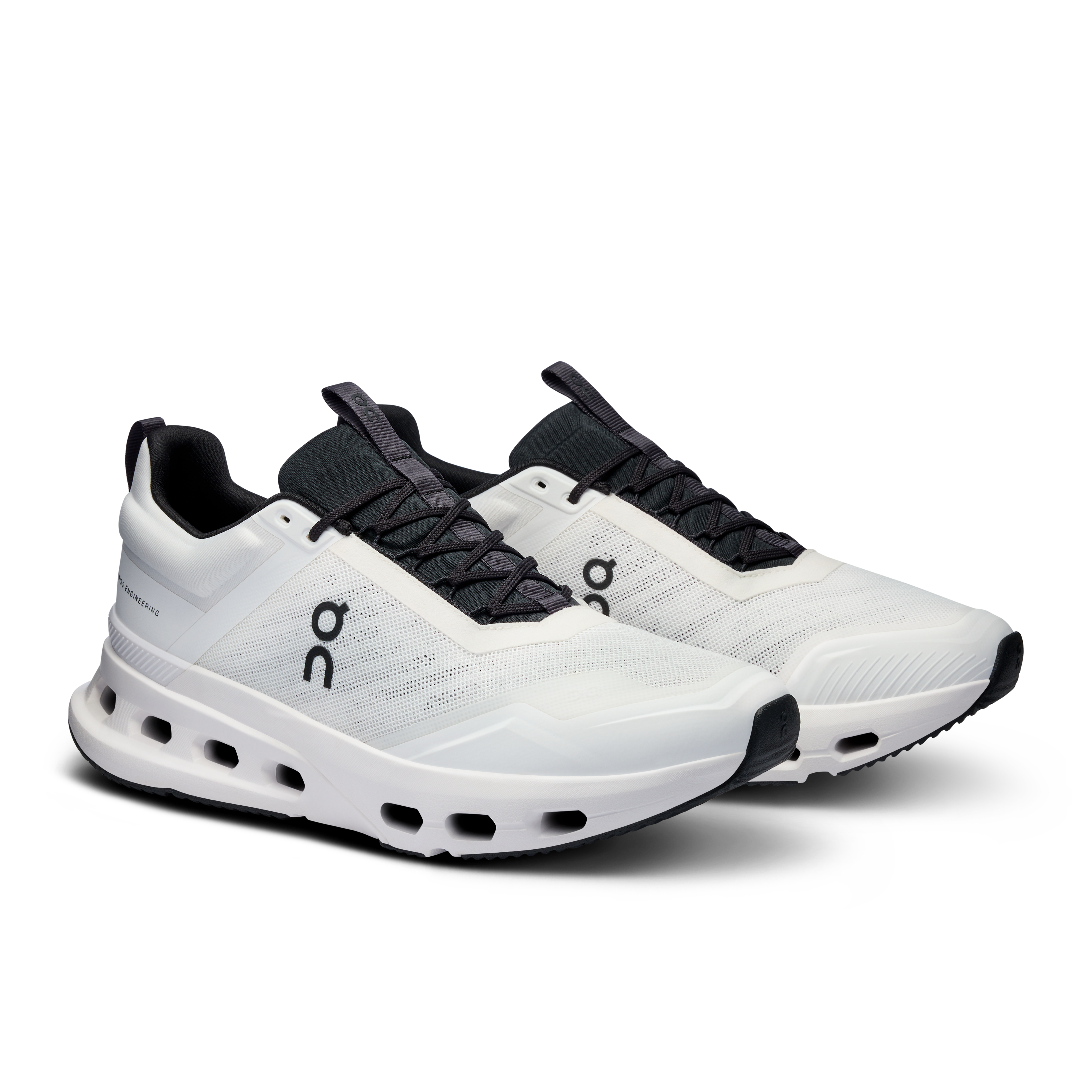 On Cloudnova X White & Black Men training_shoes Shoes