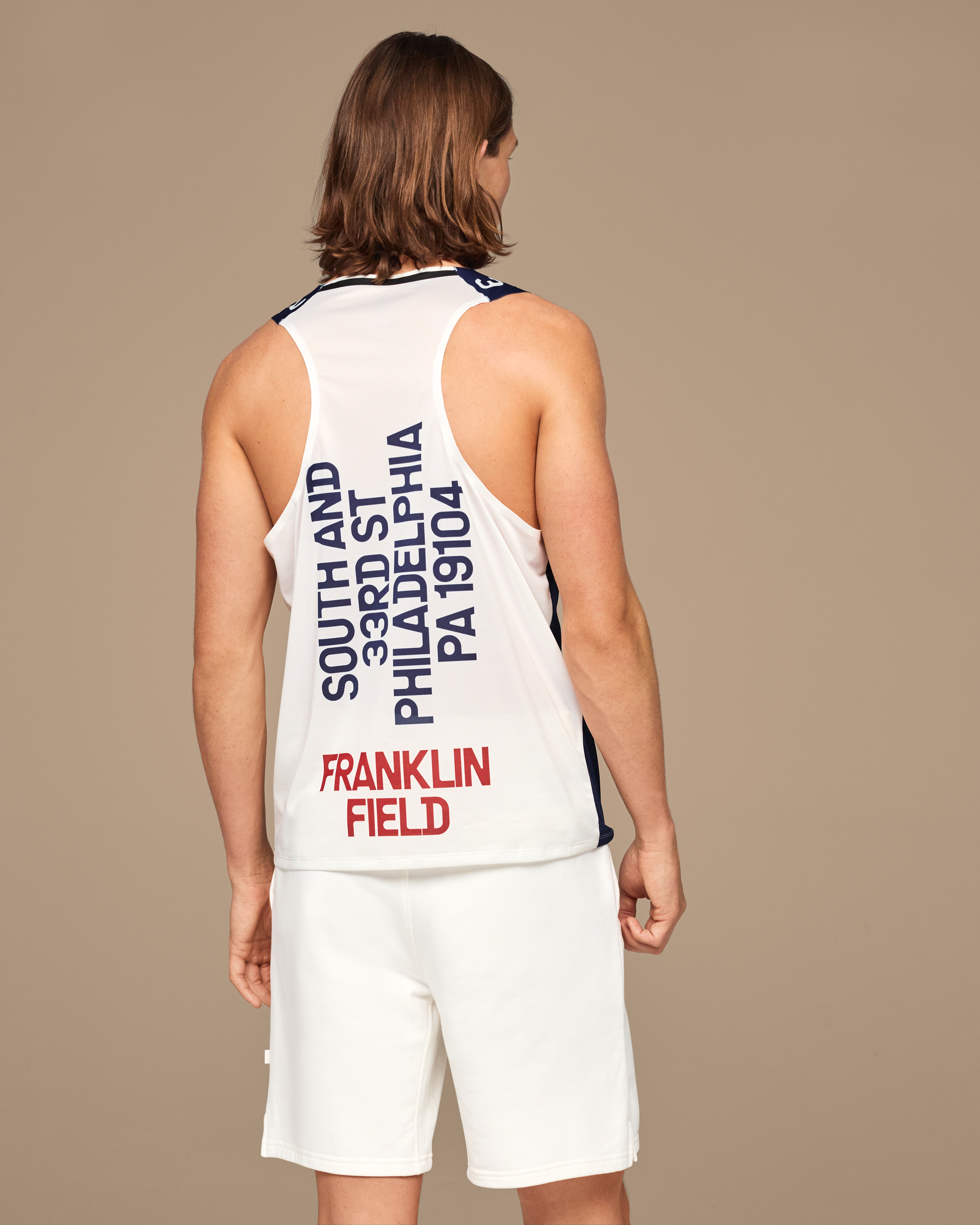 On Penn Relays Singlet Indigo Unisex Tops and t-shirts