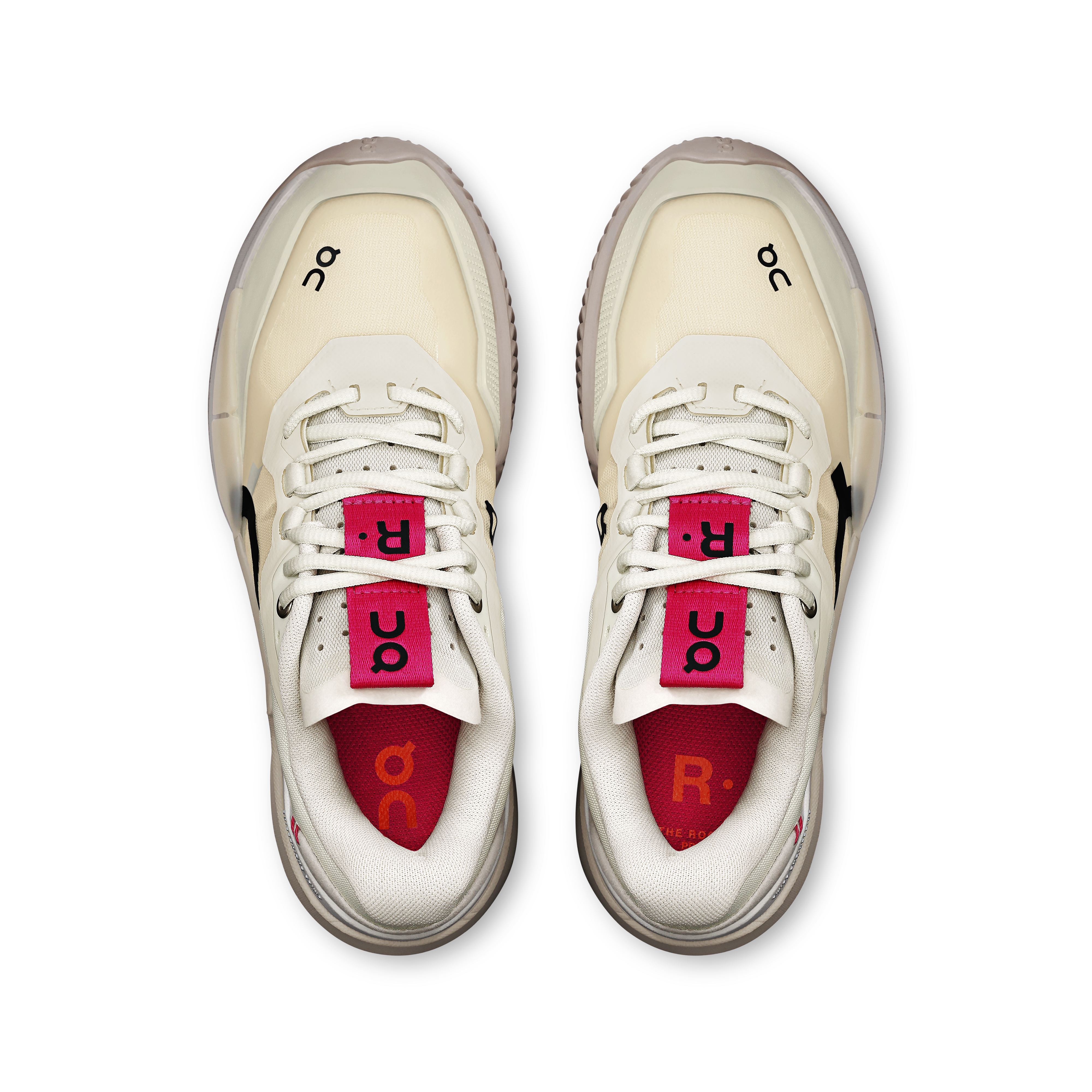 On THE ROGER Pro 2 Clay Ice & Pink Women Tennis Shoes