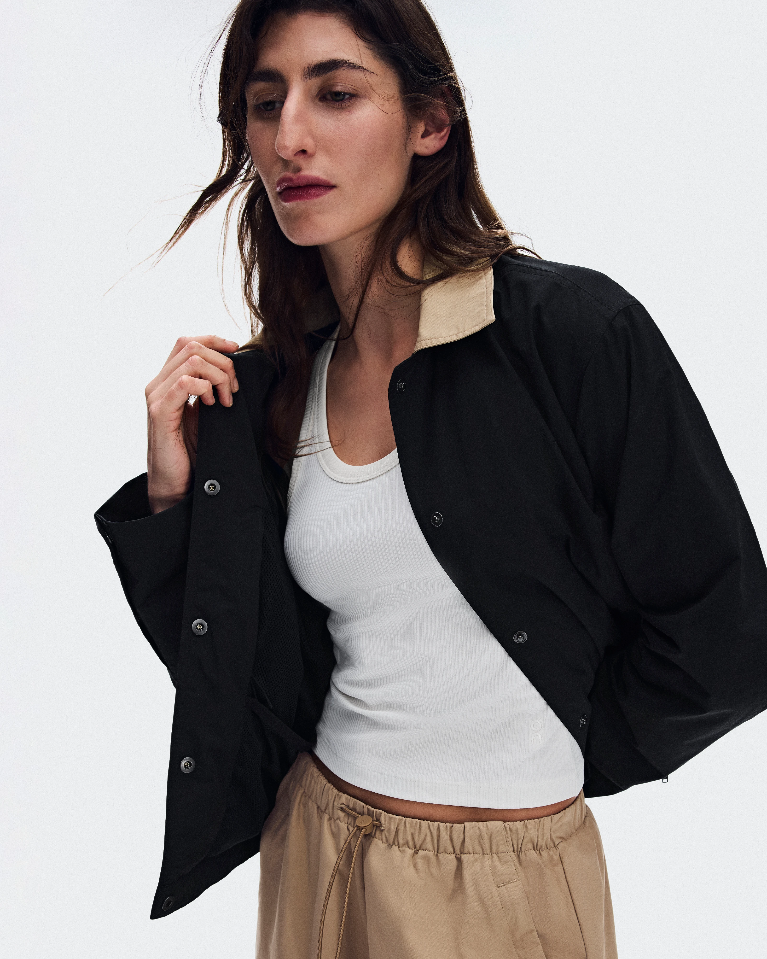 On Coach Jacket Black Women Jackets