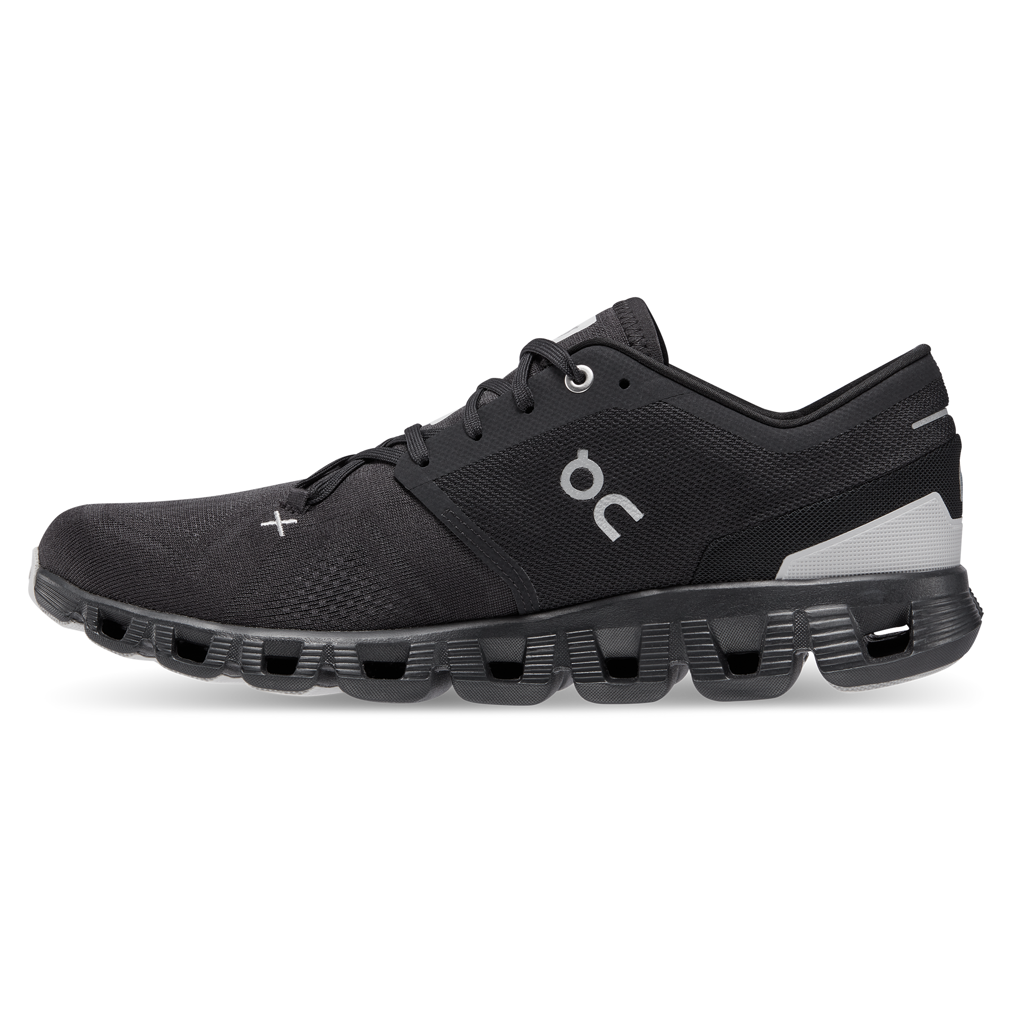 On Cloud X 3 Black Men Road running Shoes
