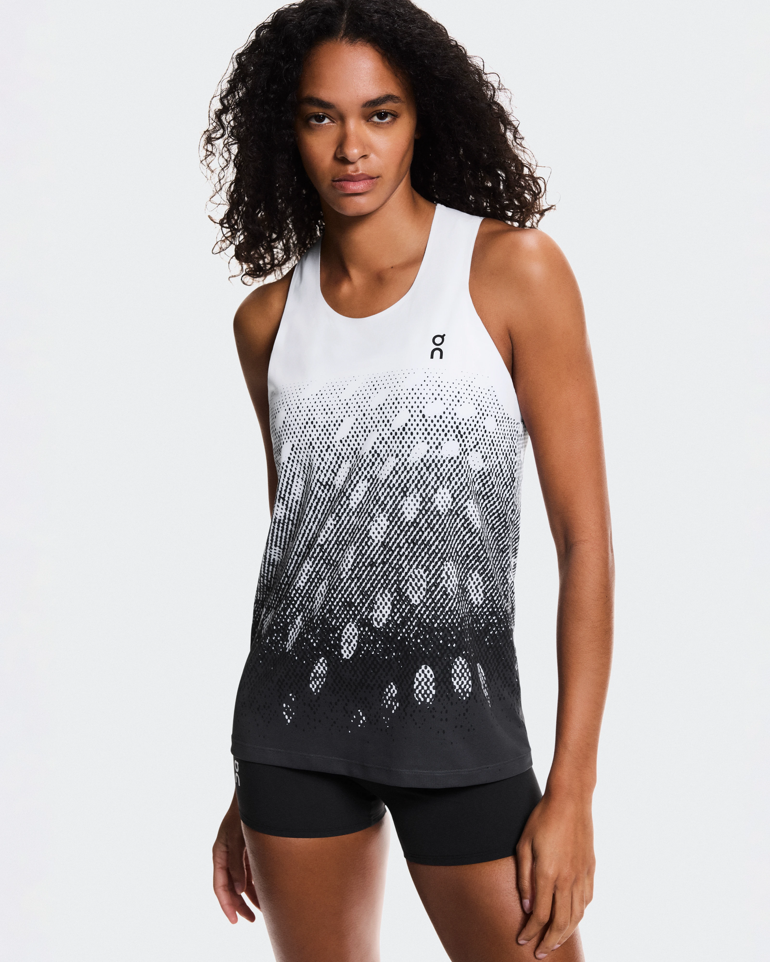 On Zero Singlet White & Iron Women Tops and t-shirts