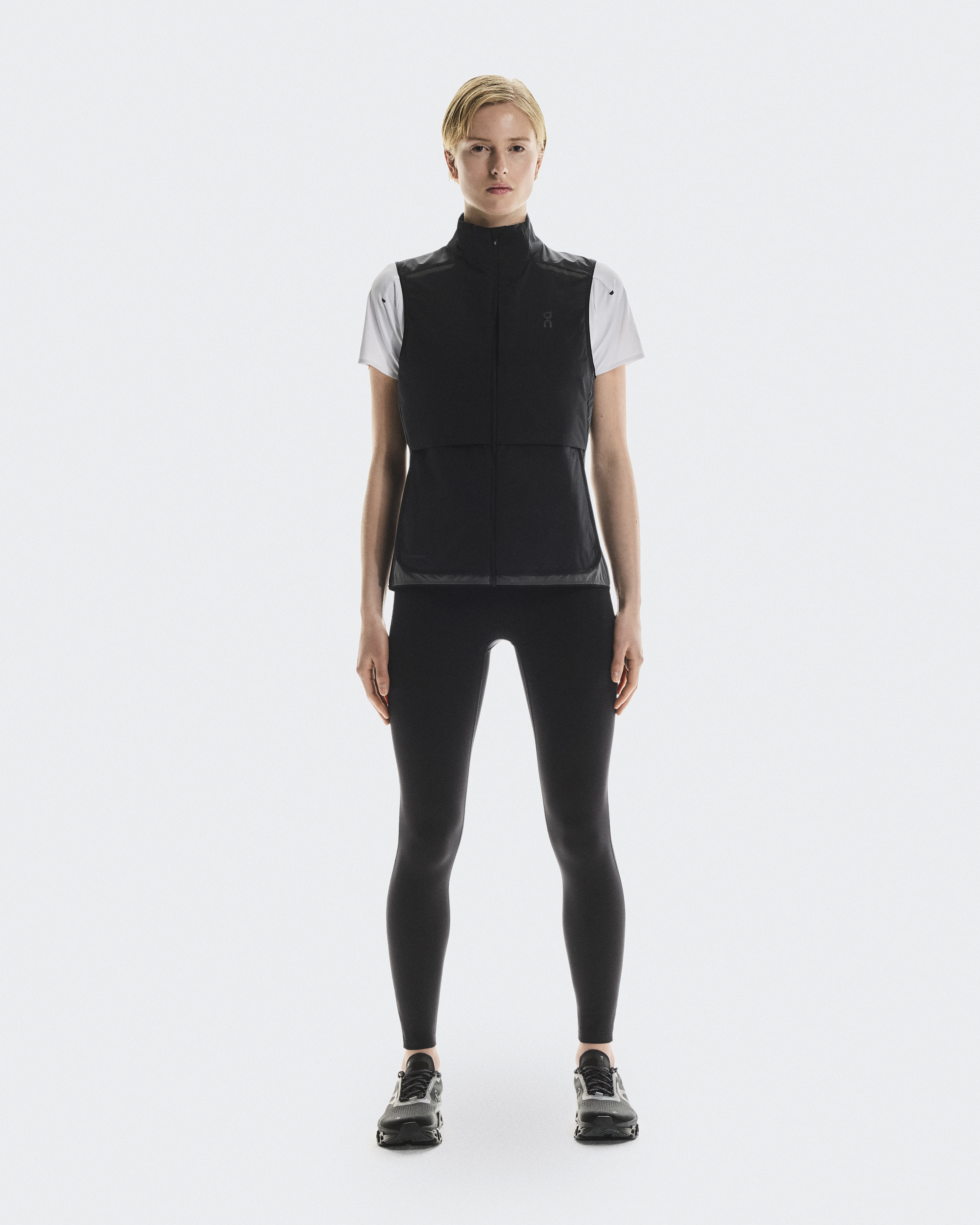 Weather Vest in Black/Eclipse