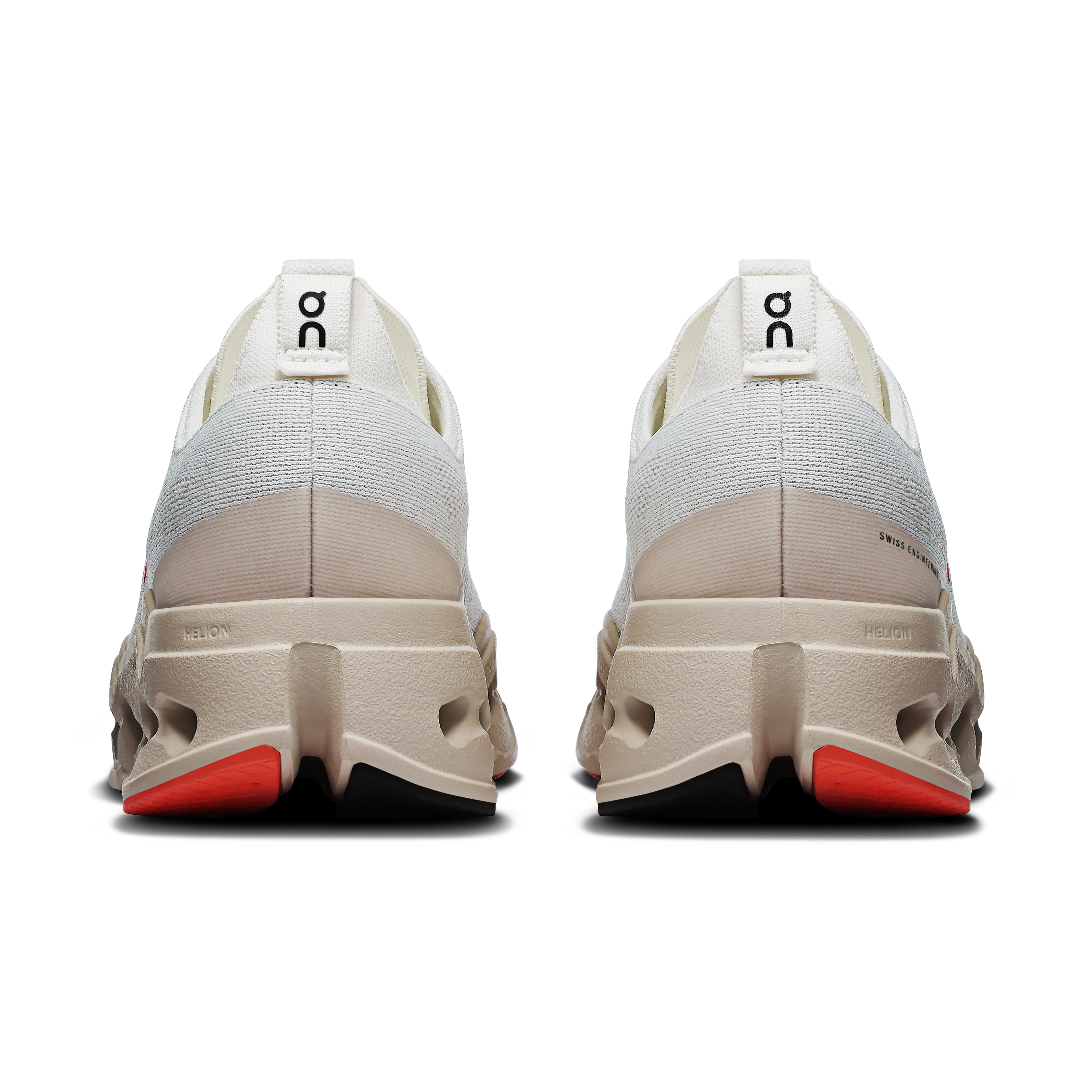 On Cloudsurfer Max Ivory & Salmon Women Road running Shoes