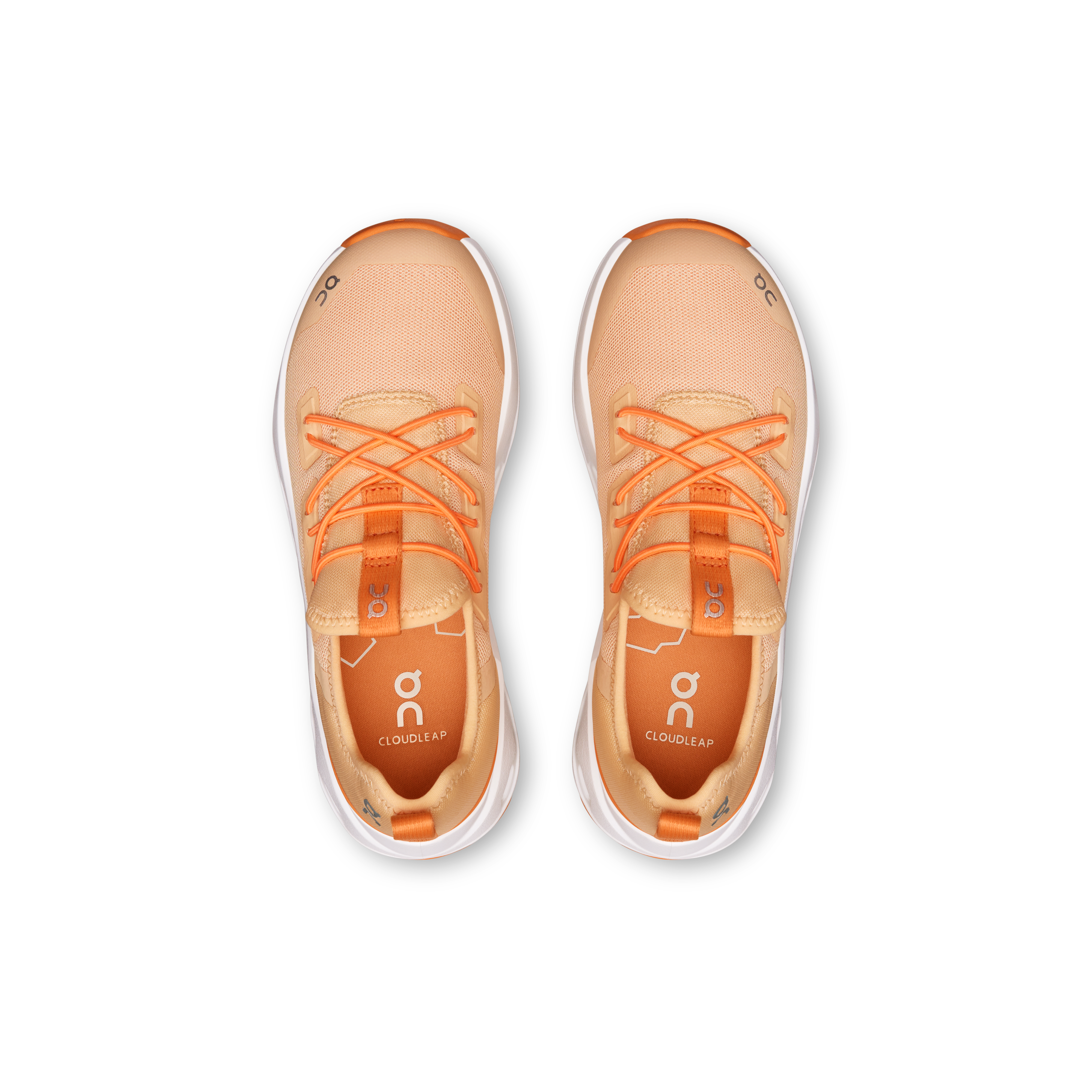 On Cloudleap Tangerine & Blonde Kids Active life Shoes