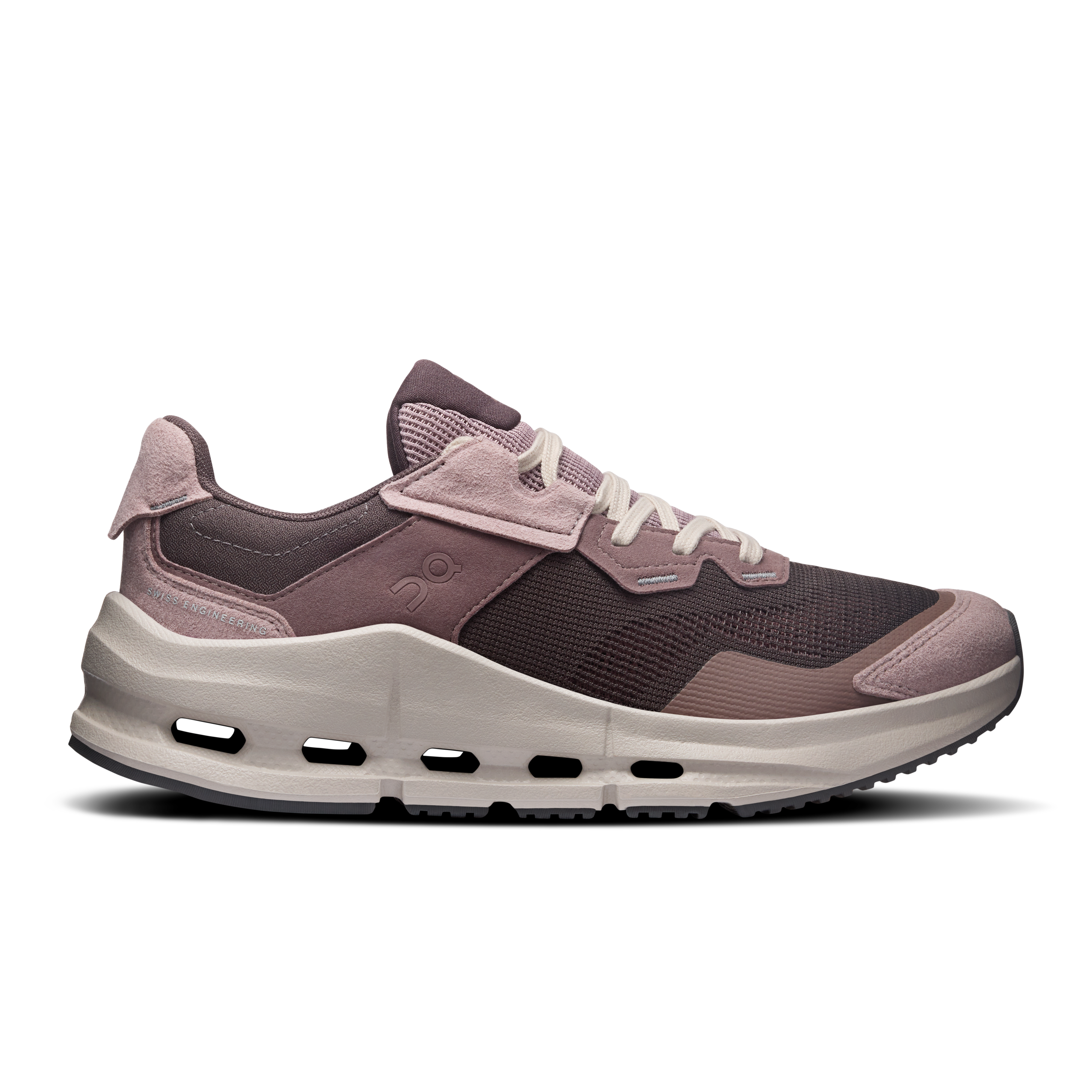 On Cloudnova Rift Pebble & Grape Women Active life Shoes