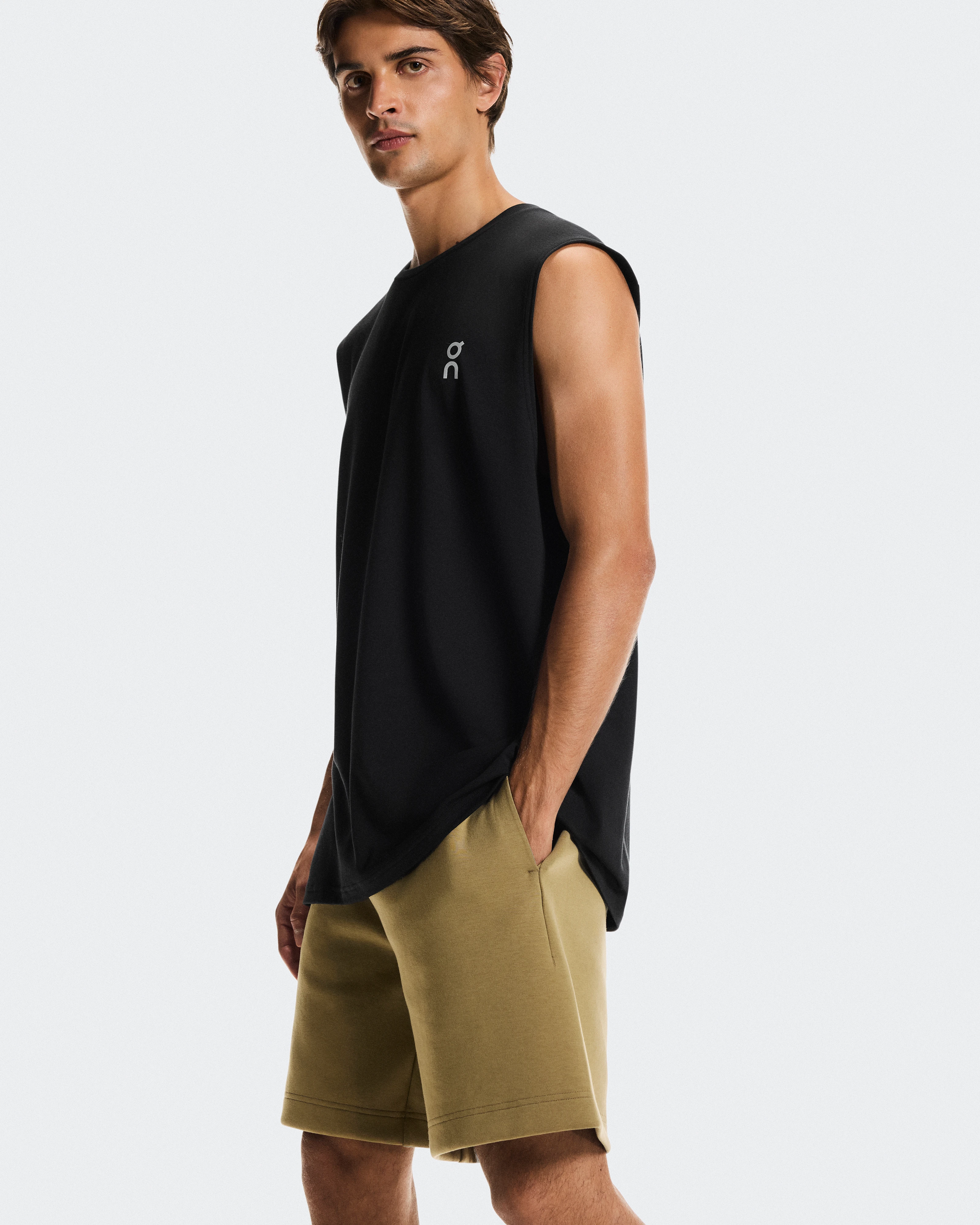 On Focus Tech Shorts Nutmeg Men Shorts