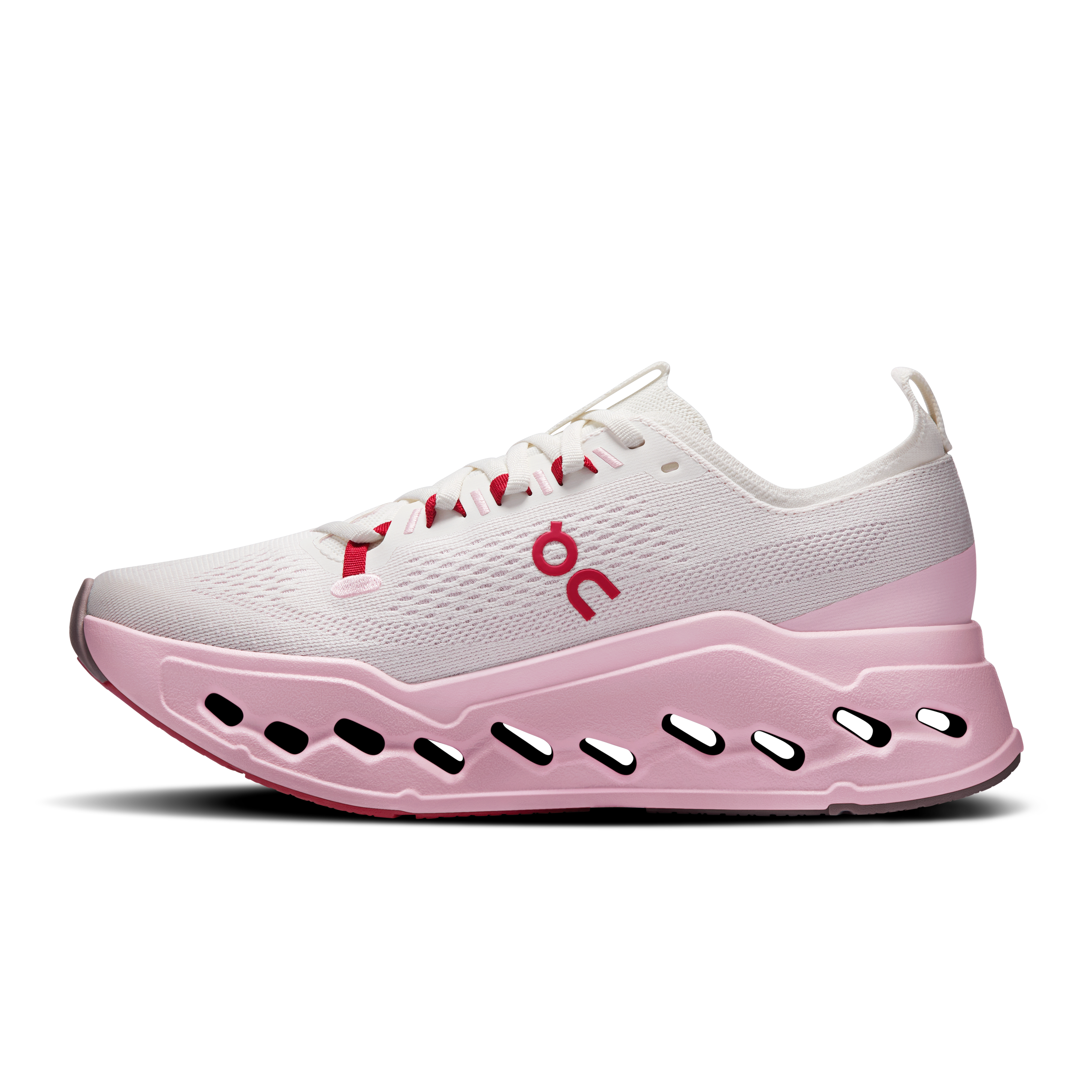 On Cloudsurfer Max Ivory & Peony Women Road running Shoes