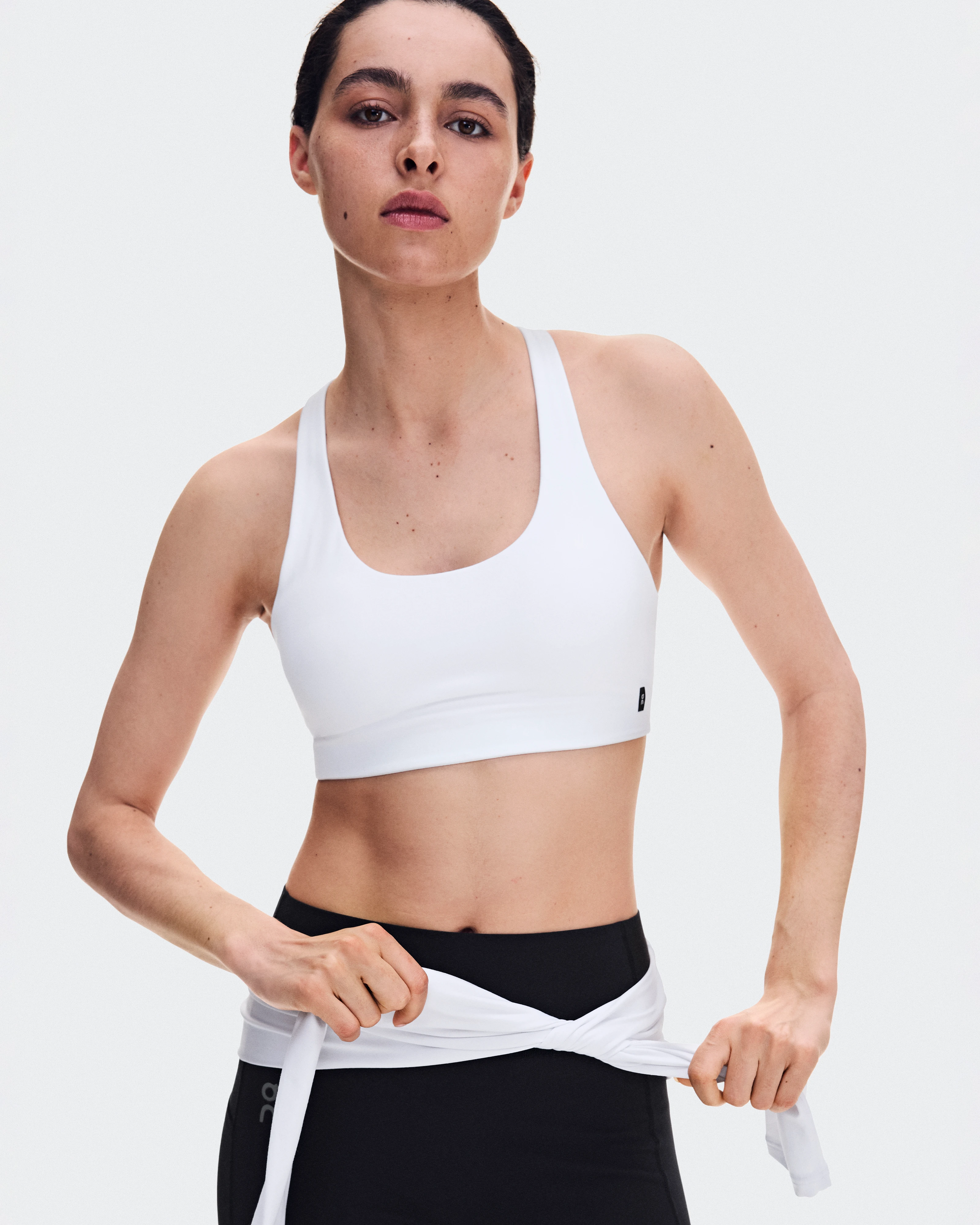 On Studio Racerback Bra White Women Bras