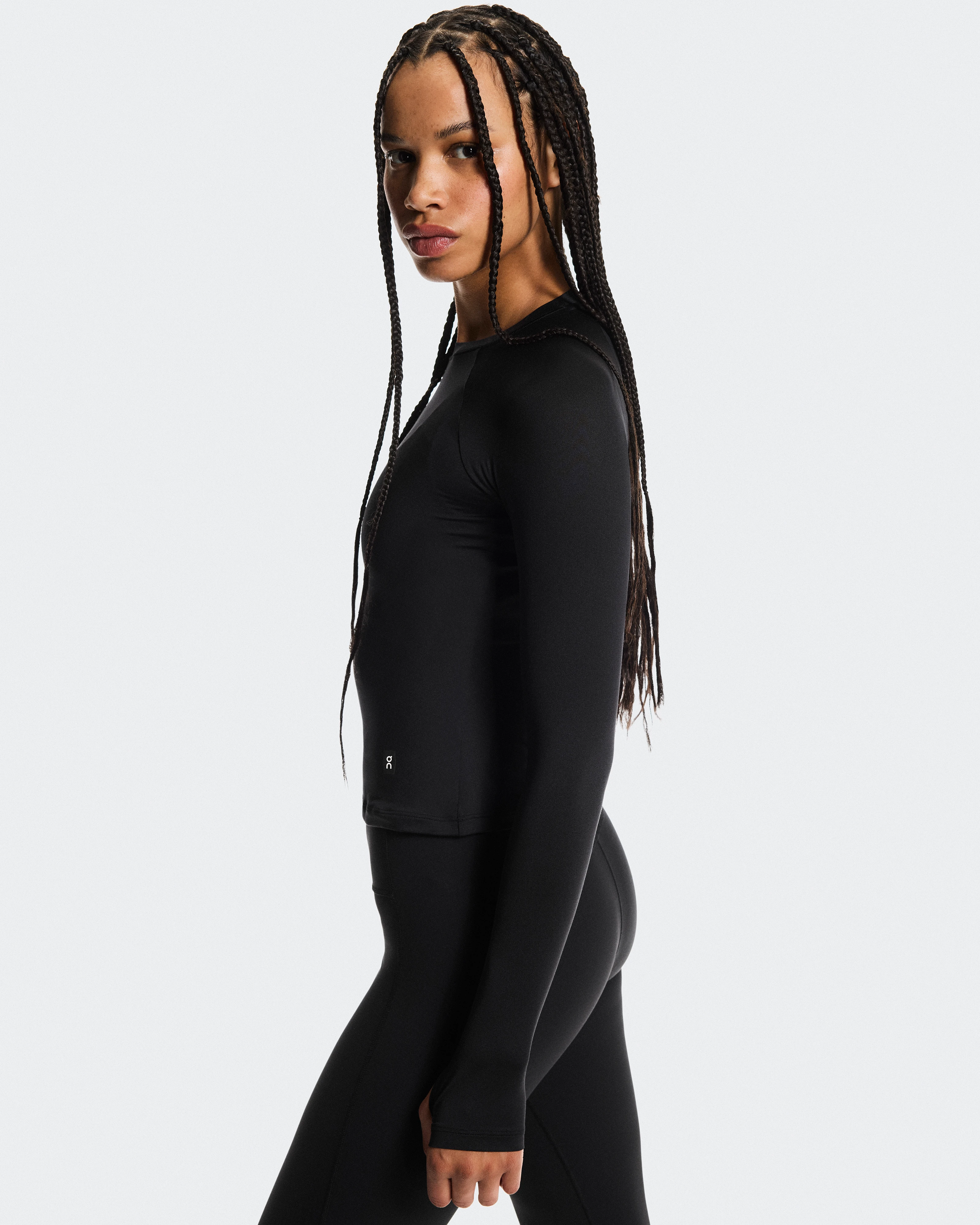 On Studio Long-T Black Women Tops and t-shirts