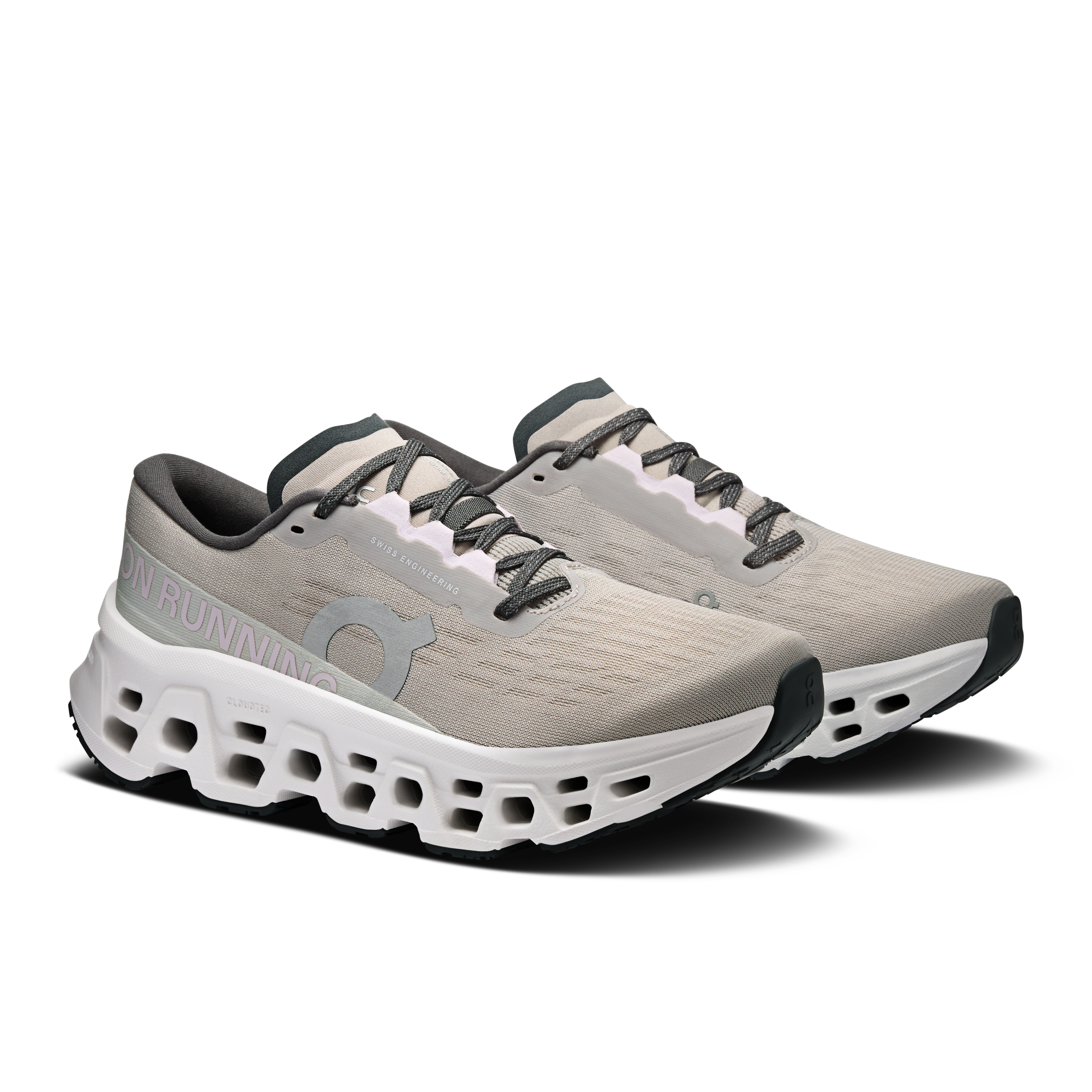On Cloudmonster 3 Truffle & Ivory Women Road running Shoes