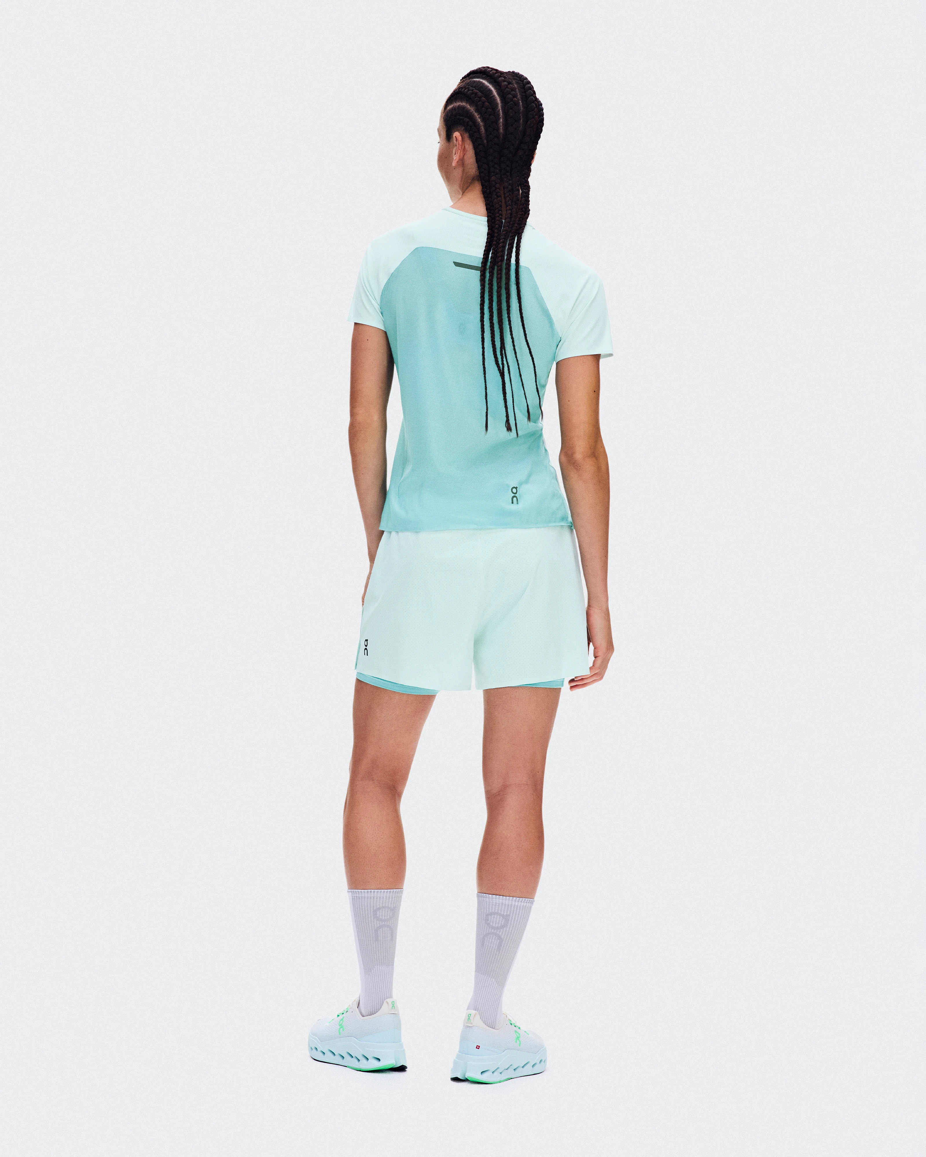On Performance-T Flurry & Aquamarine Women Tops and t-shirts
