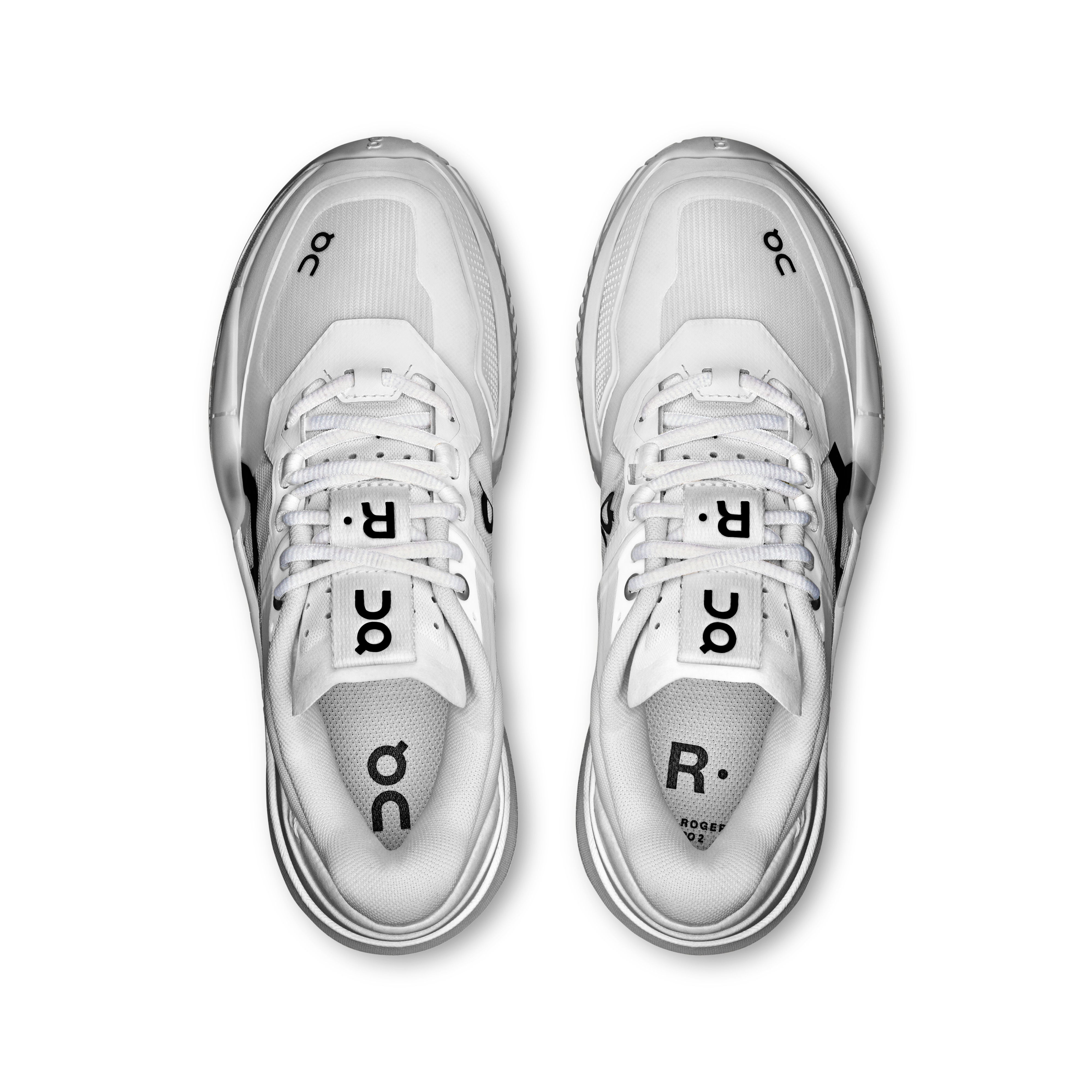 On THE ROGER Pro 2 All White Women Tennis Shoes