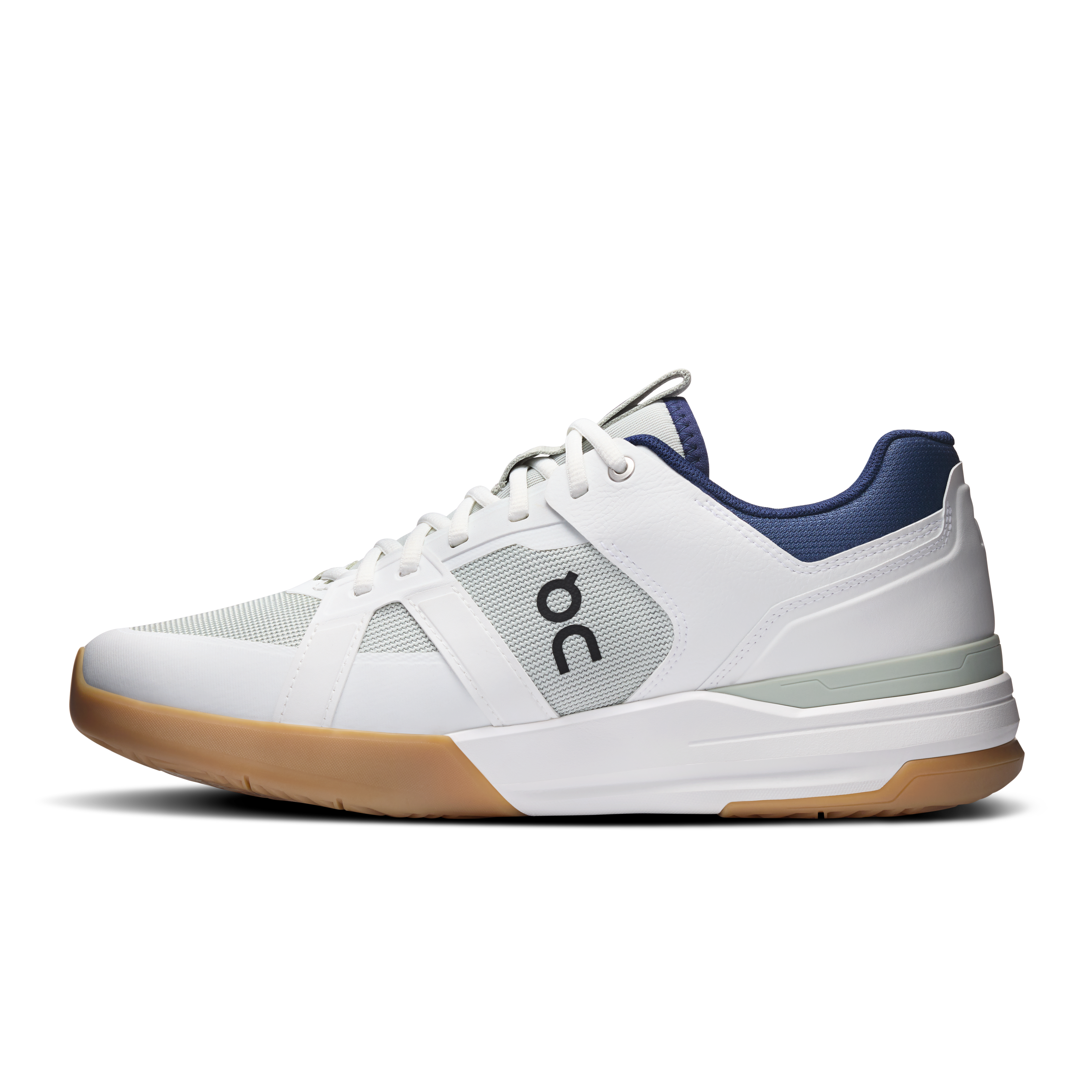 On THE ROGER Clubhouse Pro White & Iceberg Men Tennis Shoes