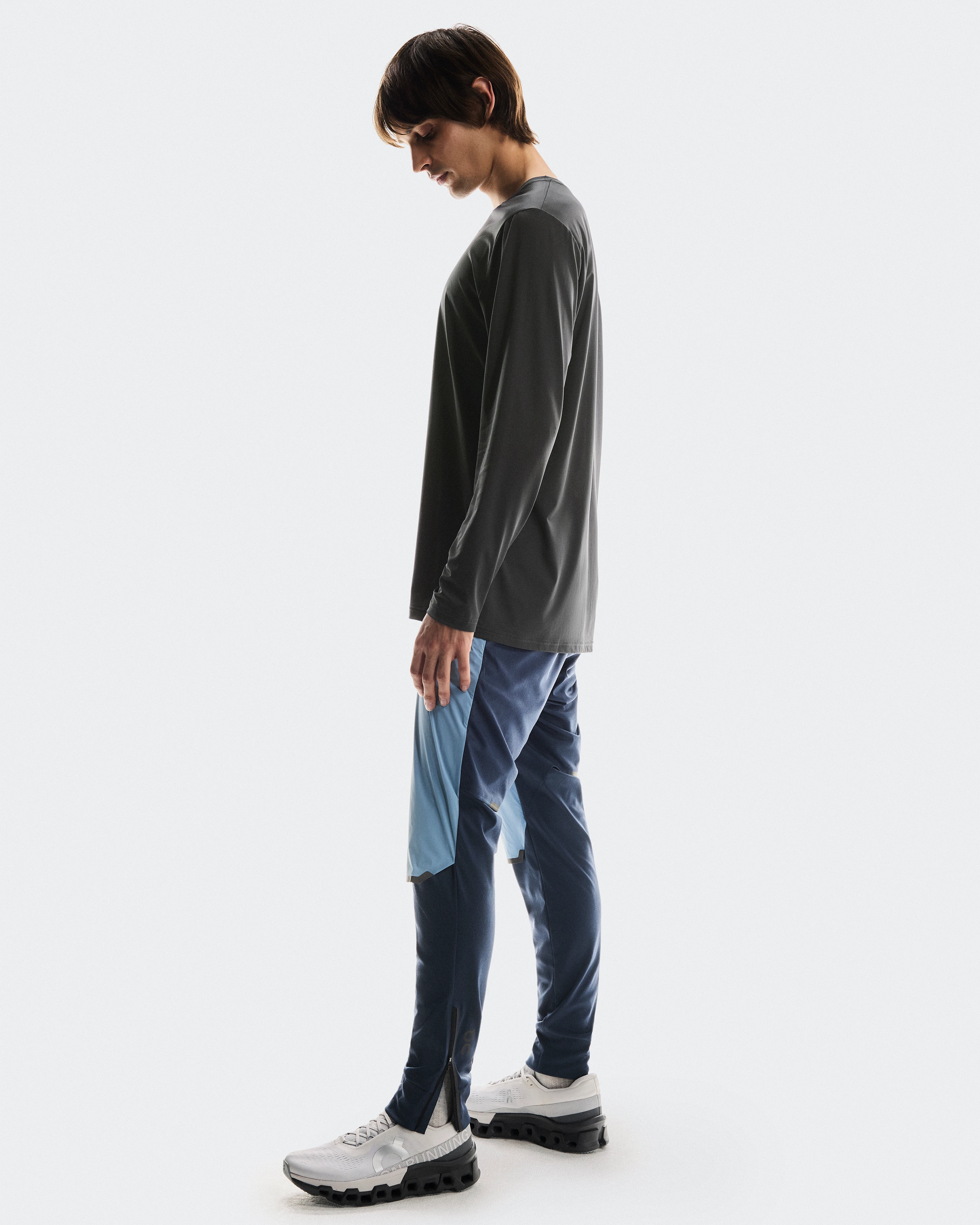 On Weather Pants Chambray & Navy Men Pants