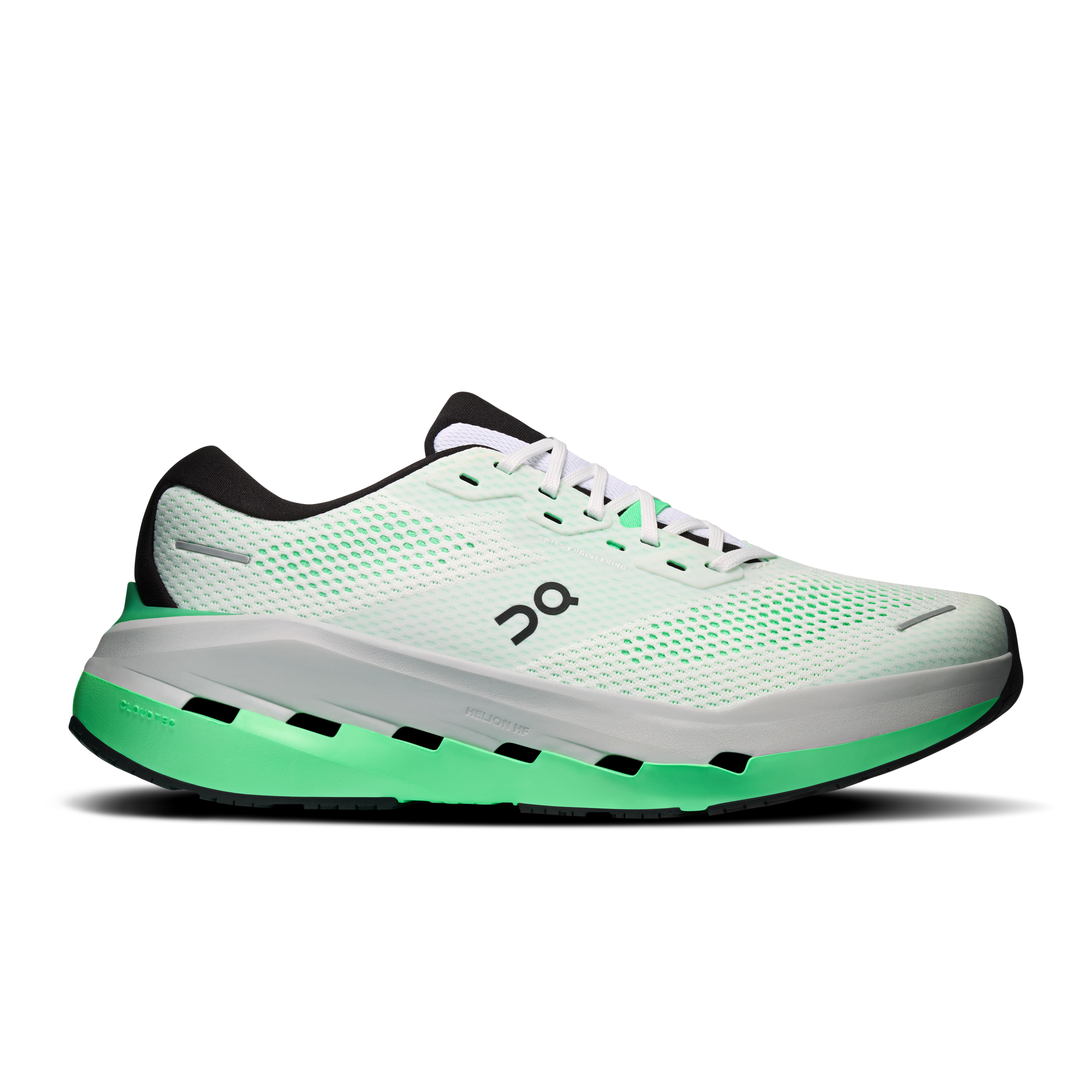 On Cloudrunner 3 Max White & Verdite Men – Everyday running, long runs, stable ride Shoes