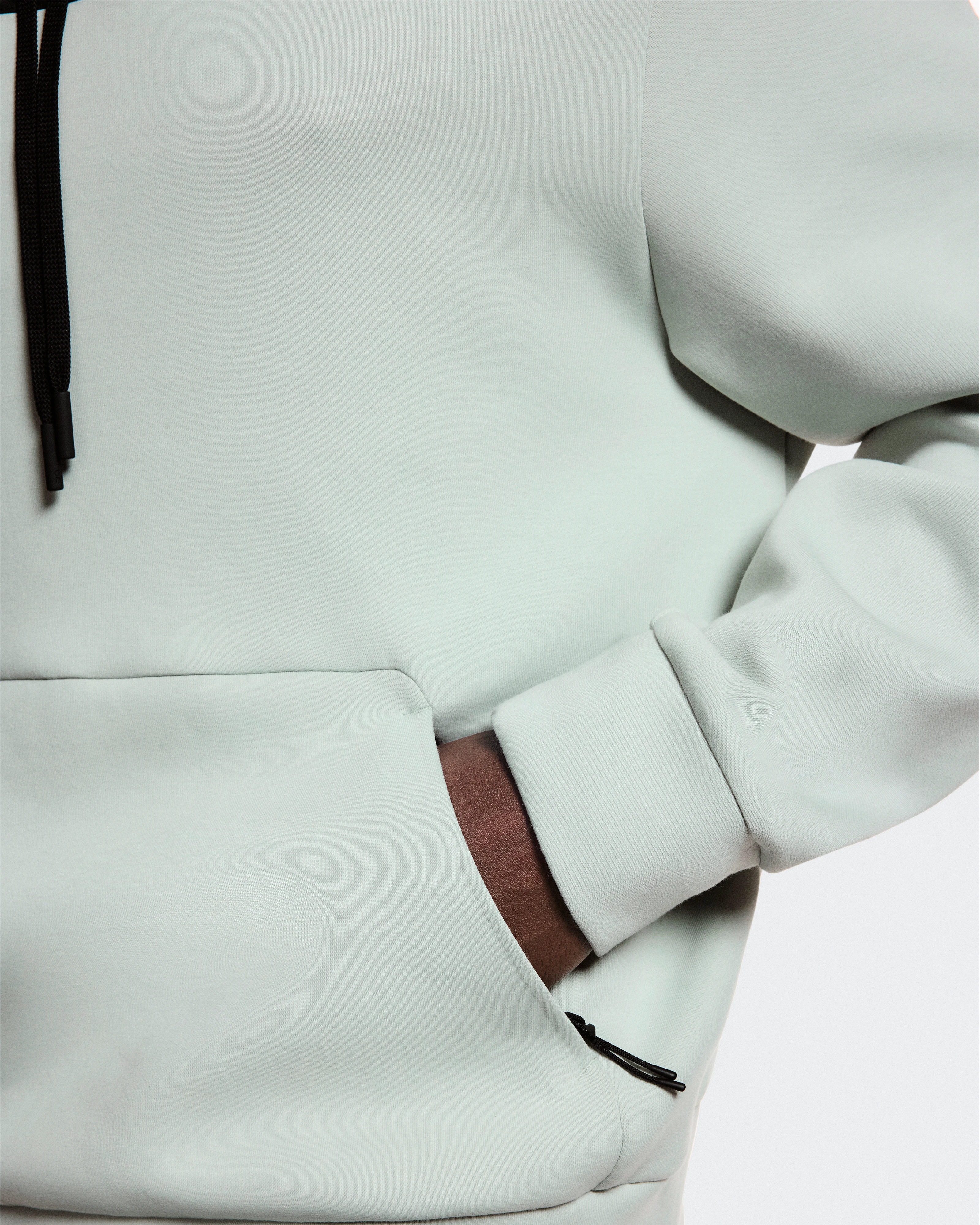 On Focus Tech Hoodie Mineral Men Hoodies and sweatshirts