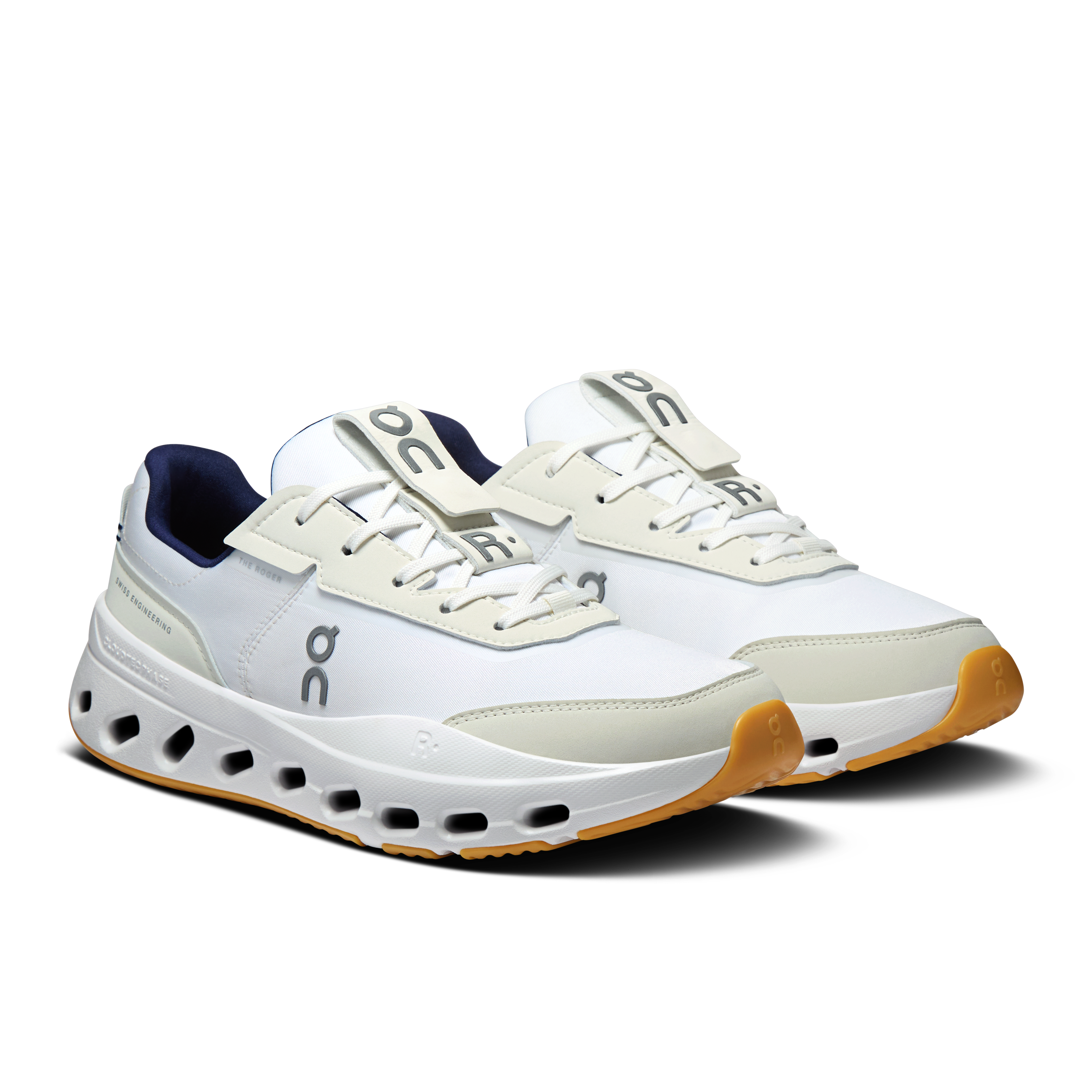 On THE ROGER Wildcard White & Midnight Women Tennis Shoes