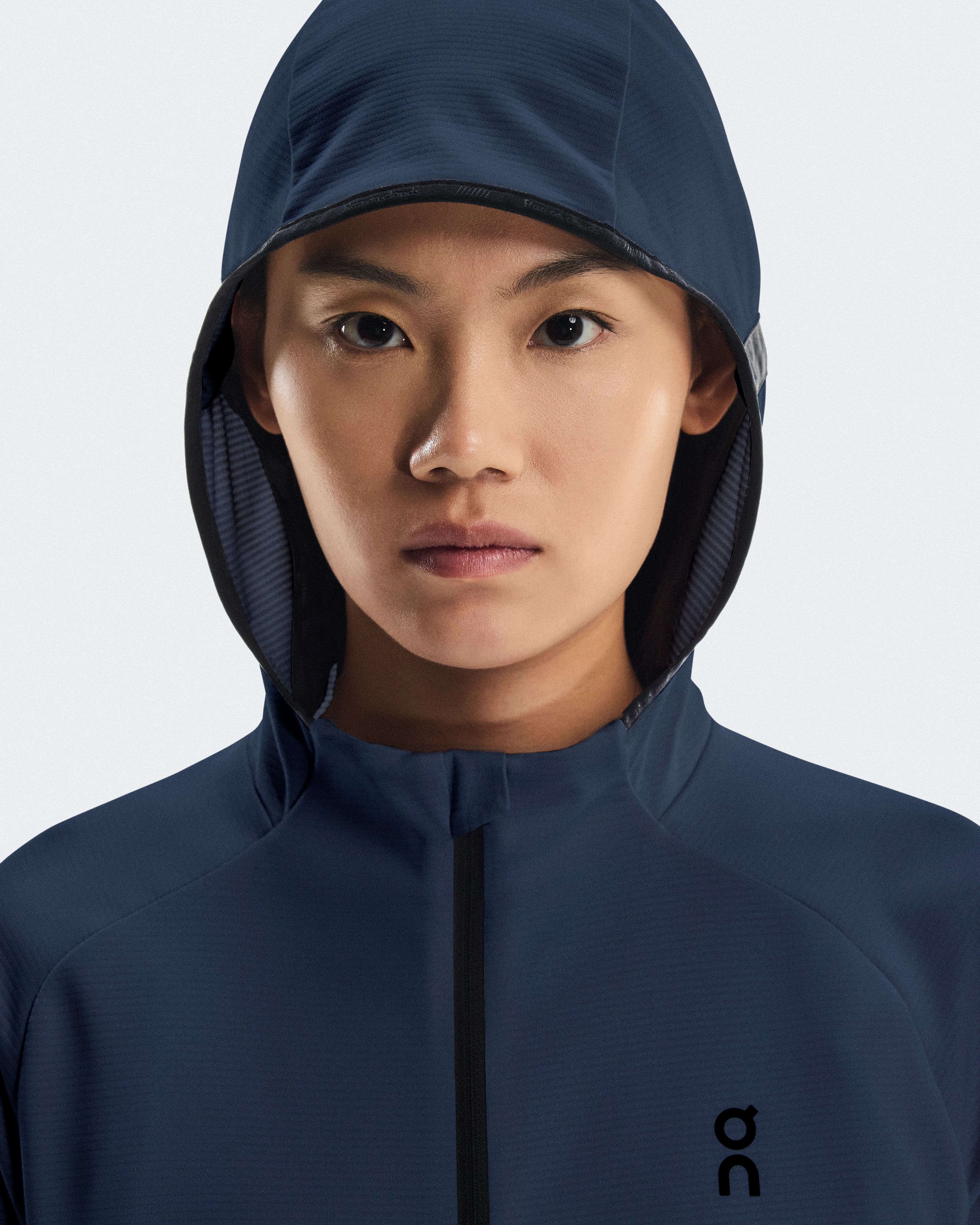 On Climate Zip Hoodie Navy Women Hoodies and sweatshirts