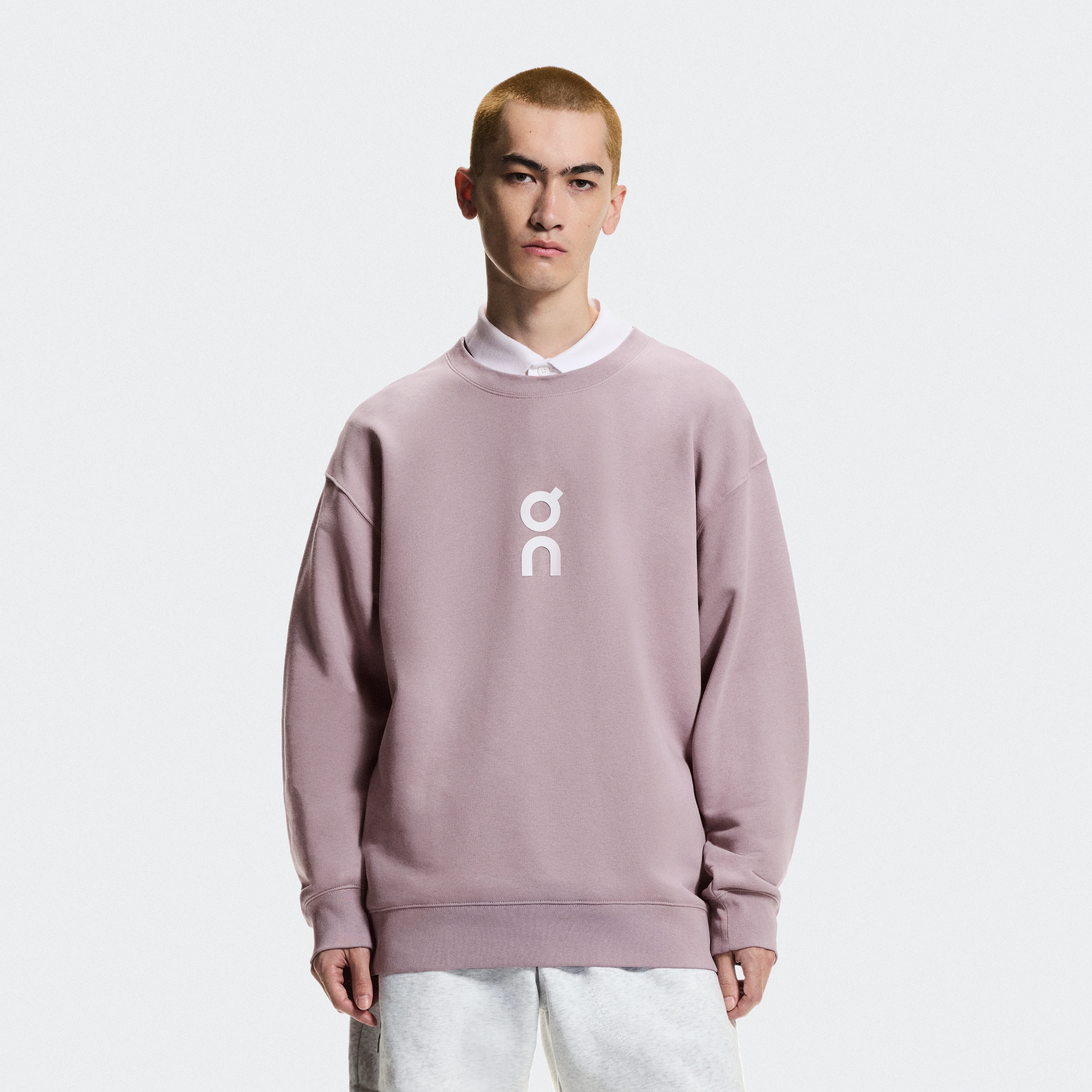 On Club Crew Heron Men – Travel, recovery, all-day wear Hoodies and sweatshirts