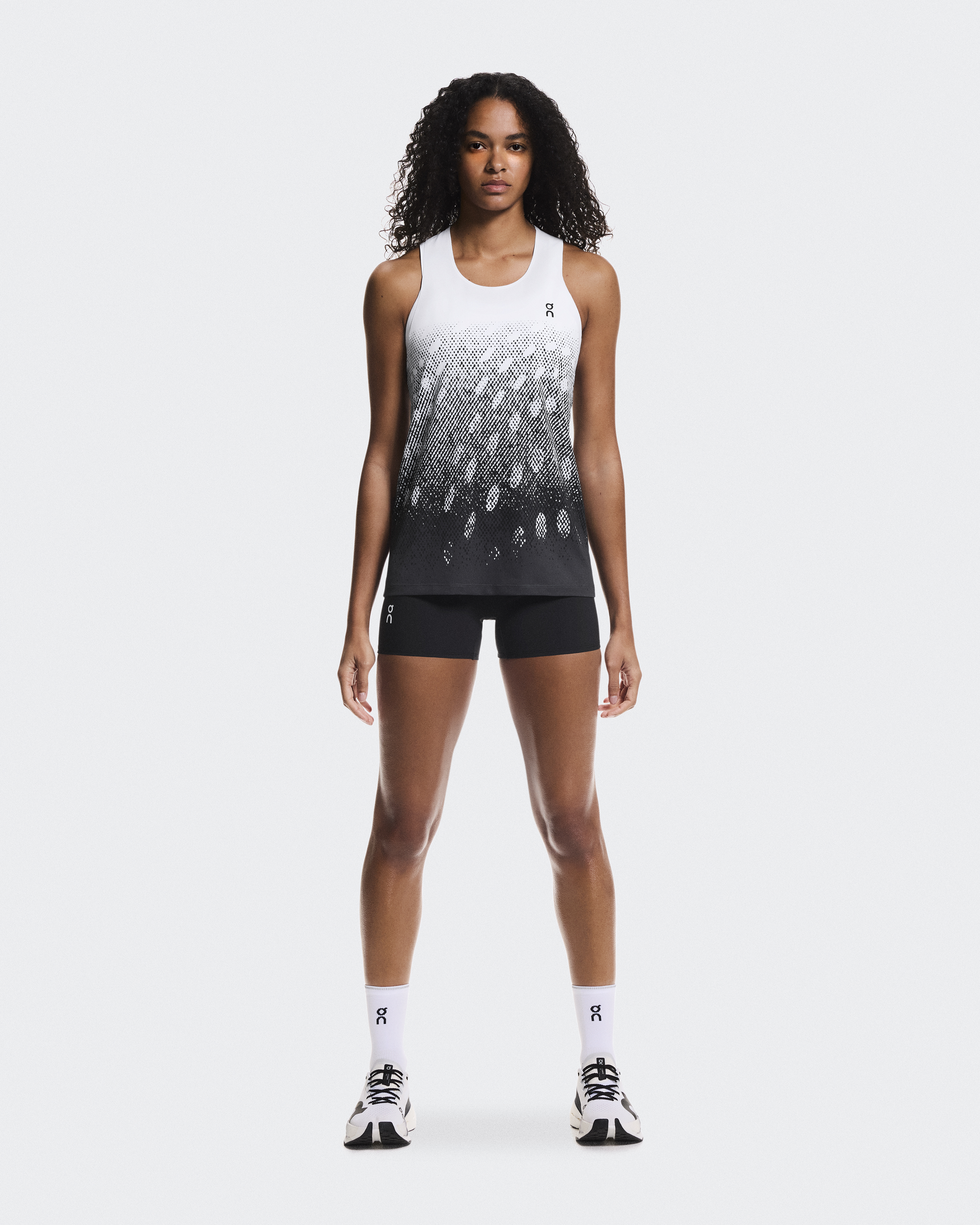 Zero Singlet in White/Iron