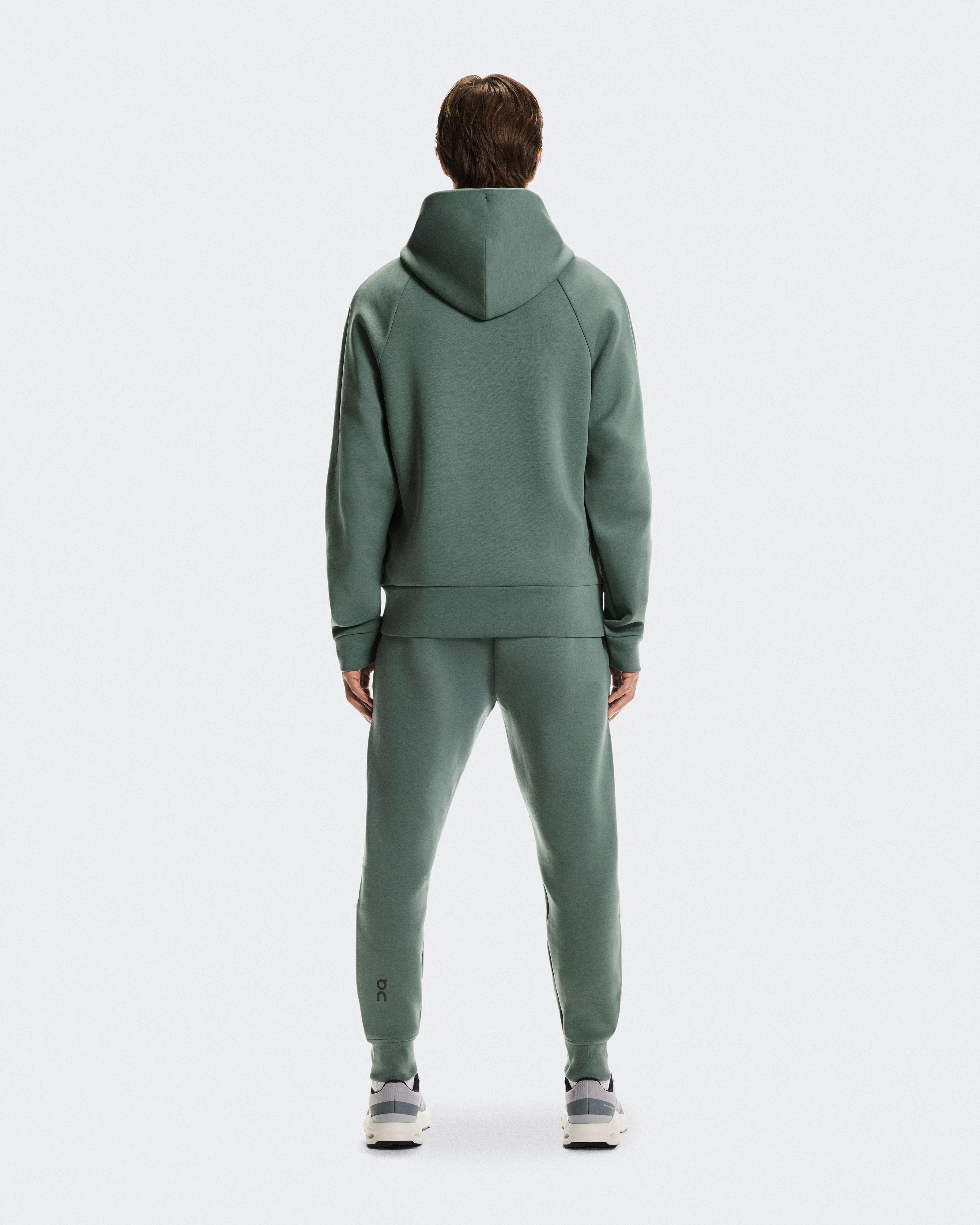 On Focus Tech Hoodie Olive Men Hoodies and sweatshirts