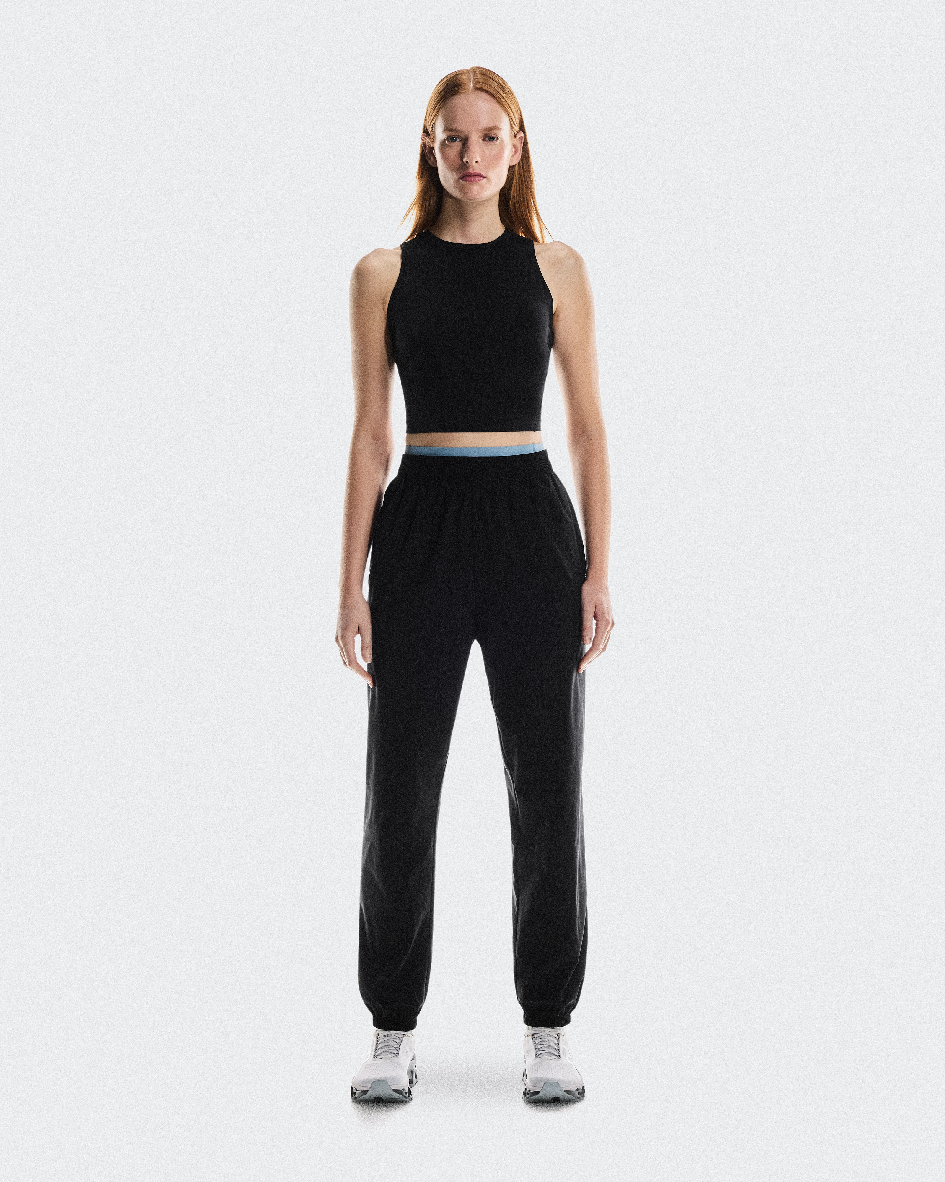 On Studio Crop Black Women Tops and t-shirts
